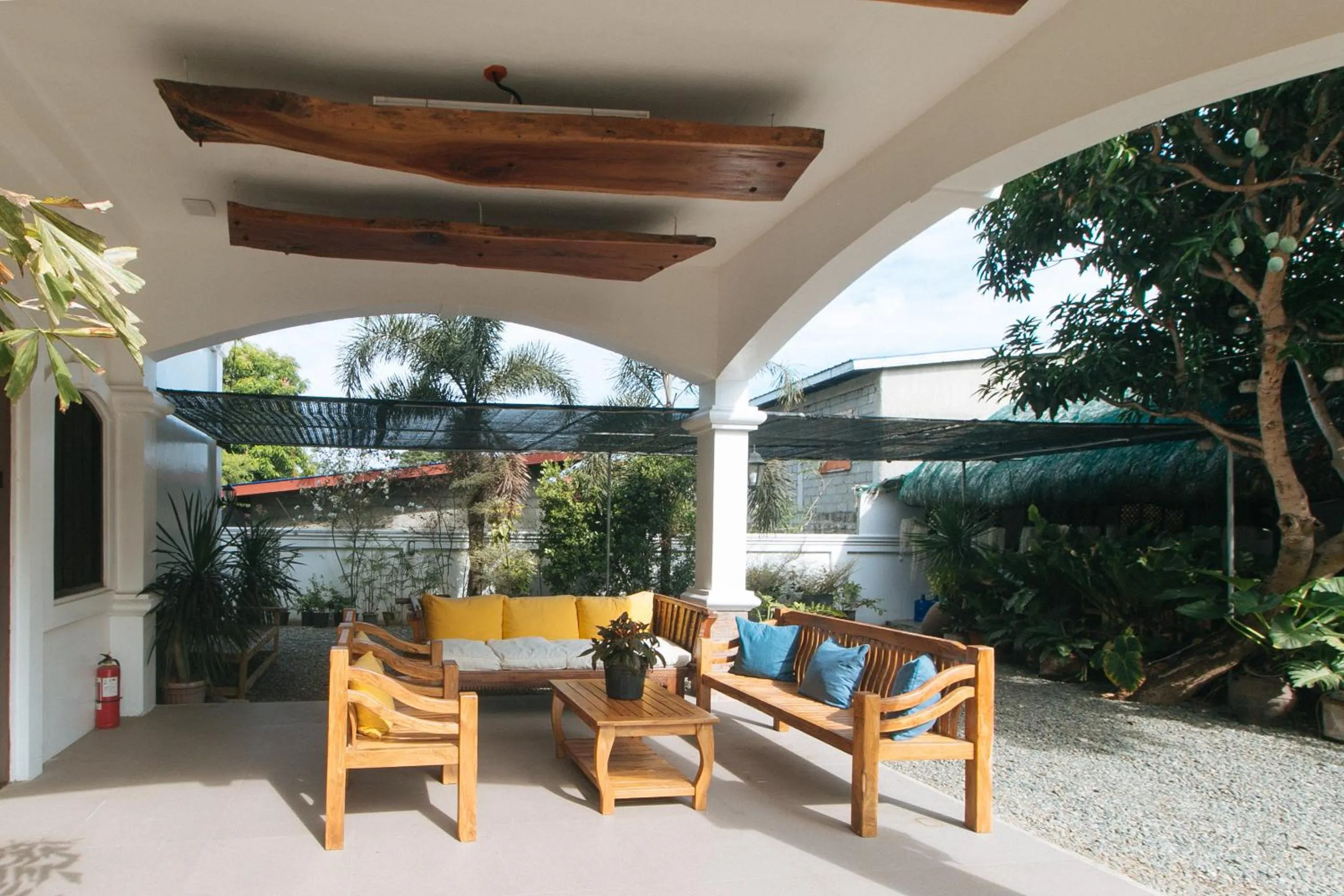 Seating area in RedDoorz at Casa Rafaelle Transient Ilocos Sur