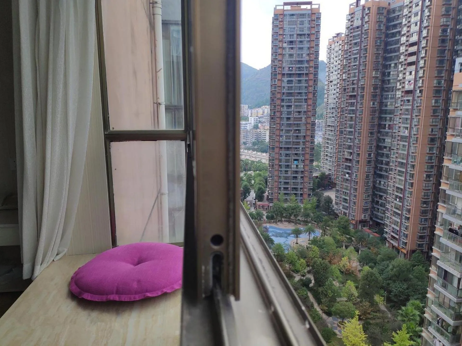 Garden view in Century Hotel Tongren