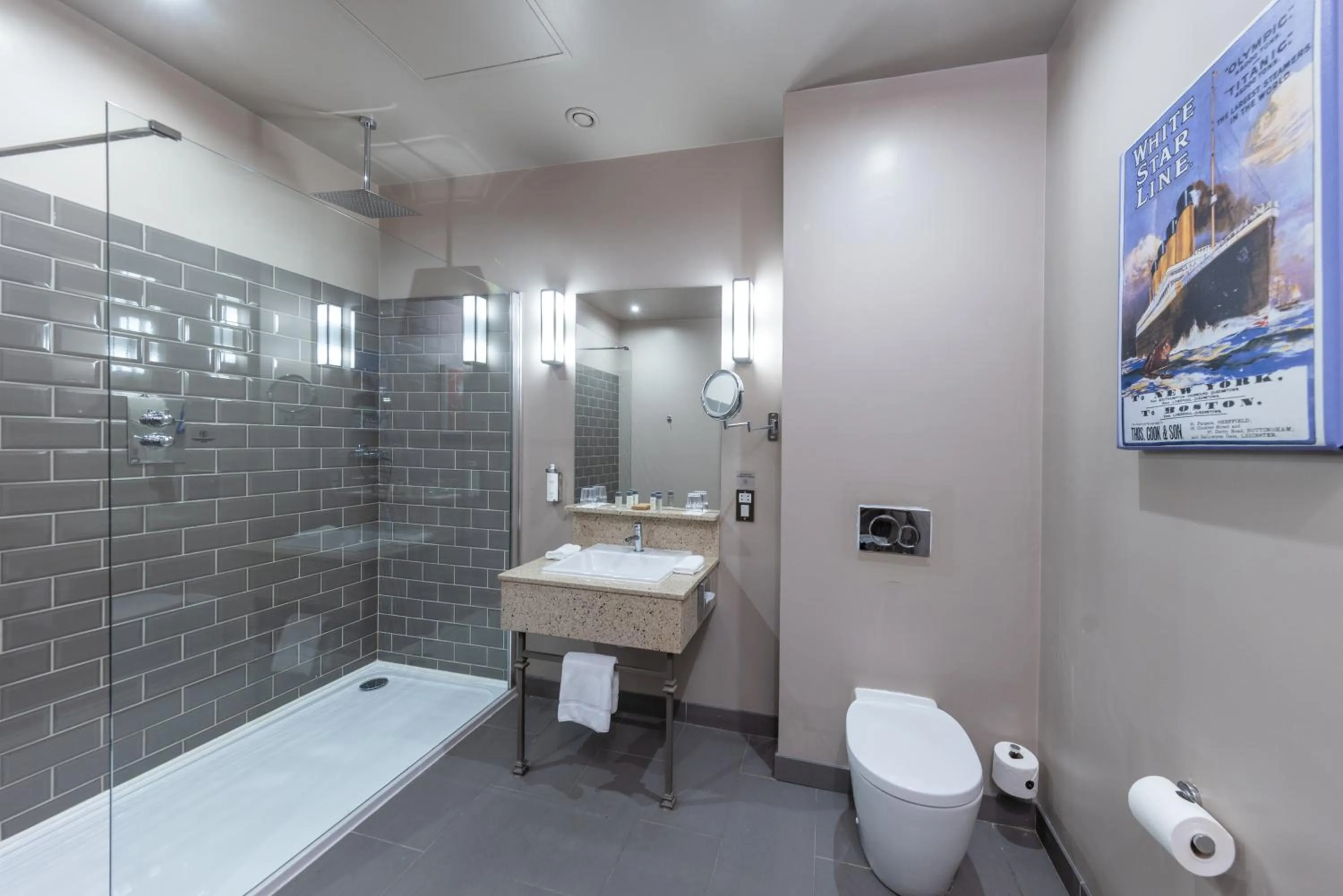 Bathroom in Titanic Hotel Liverpool