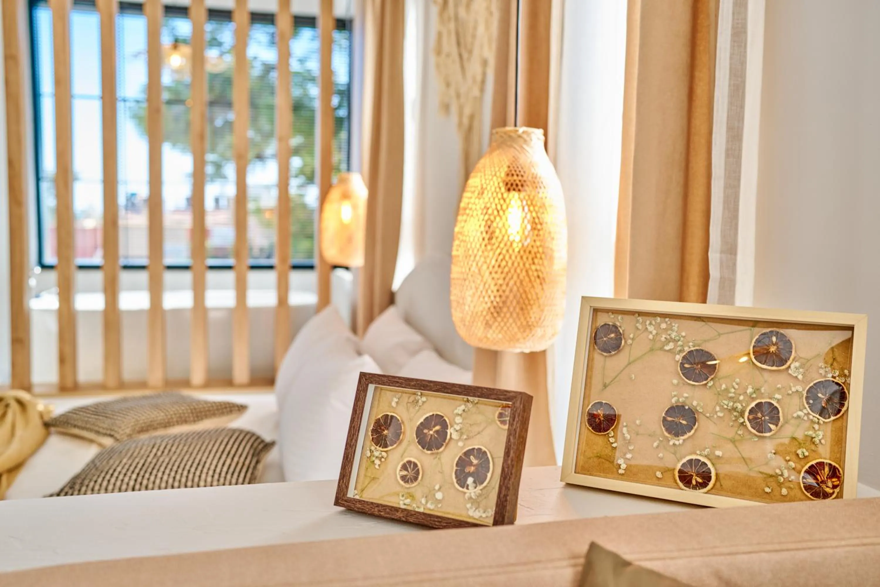 Decorative detail, Bed in Lilium Boutique Hotel