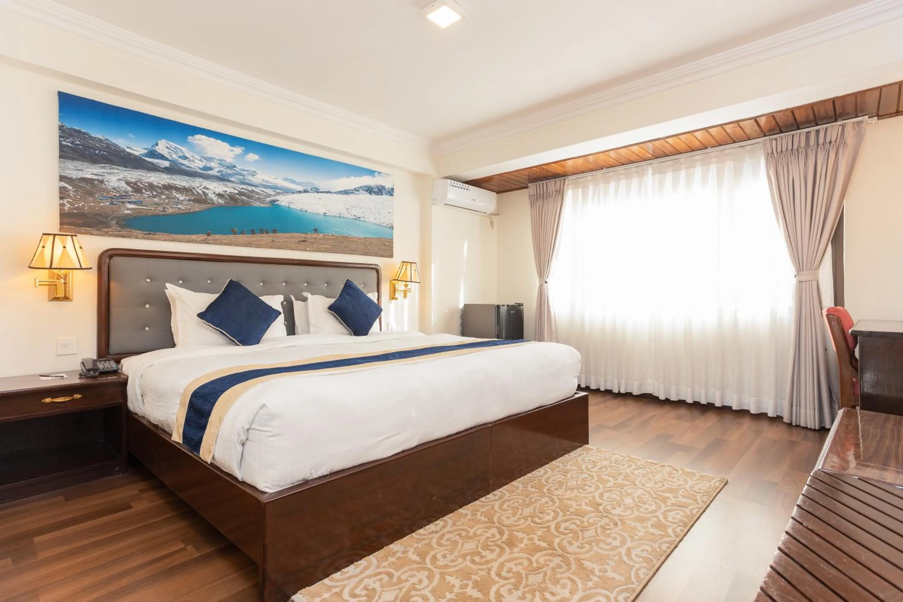 Bed in Kathmandu Business Hotel