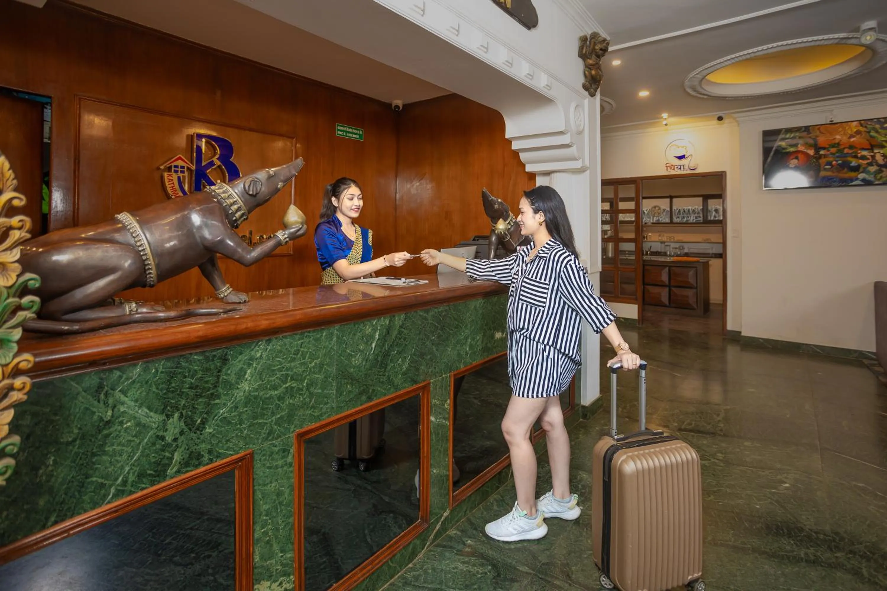 Lobby or reception in Kathmandu Business Hotel