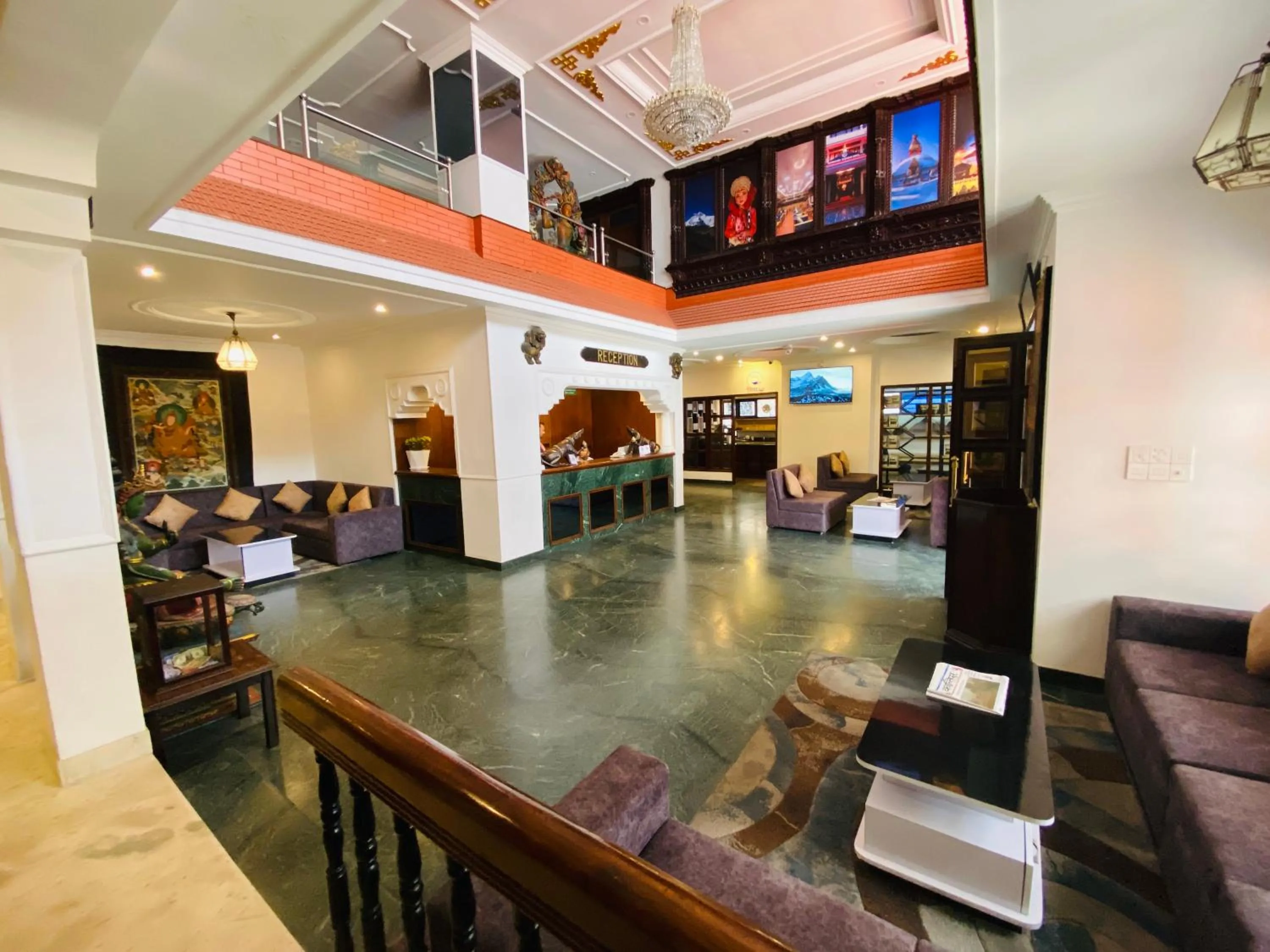 Lobby or reception in Kathmandu Business Hotel