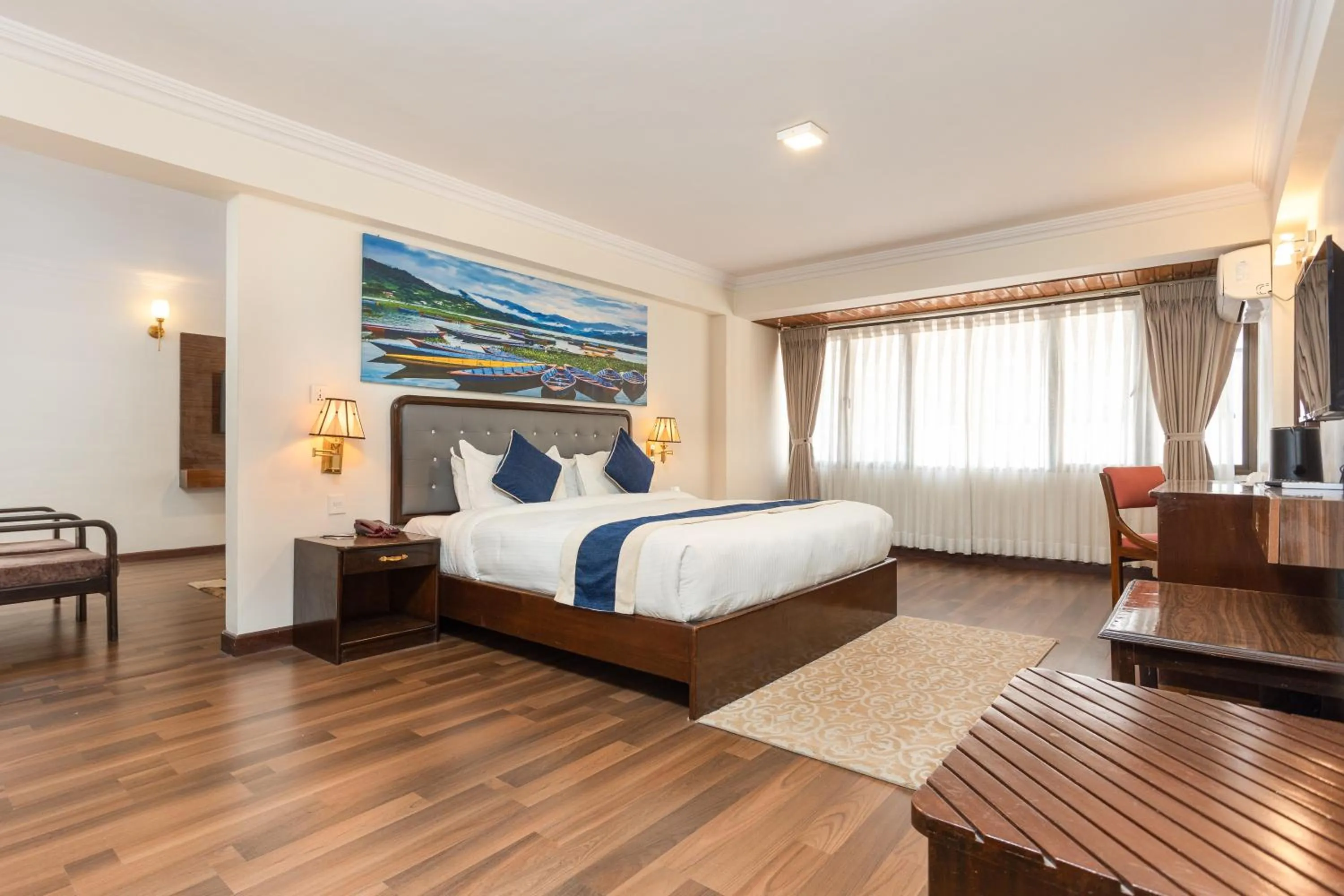 TV and multimedia, Bed in Kathmandu Business Hotel