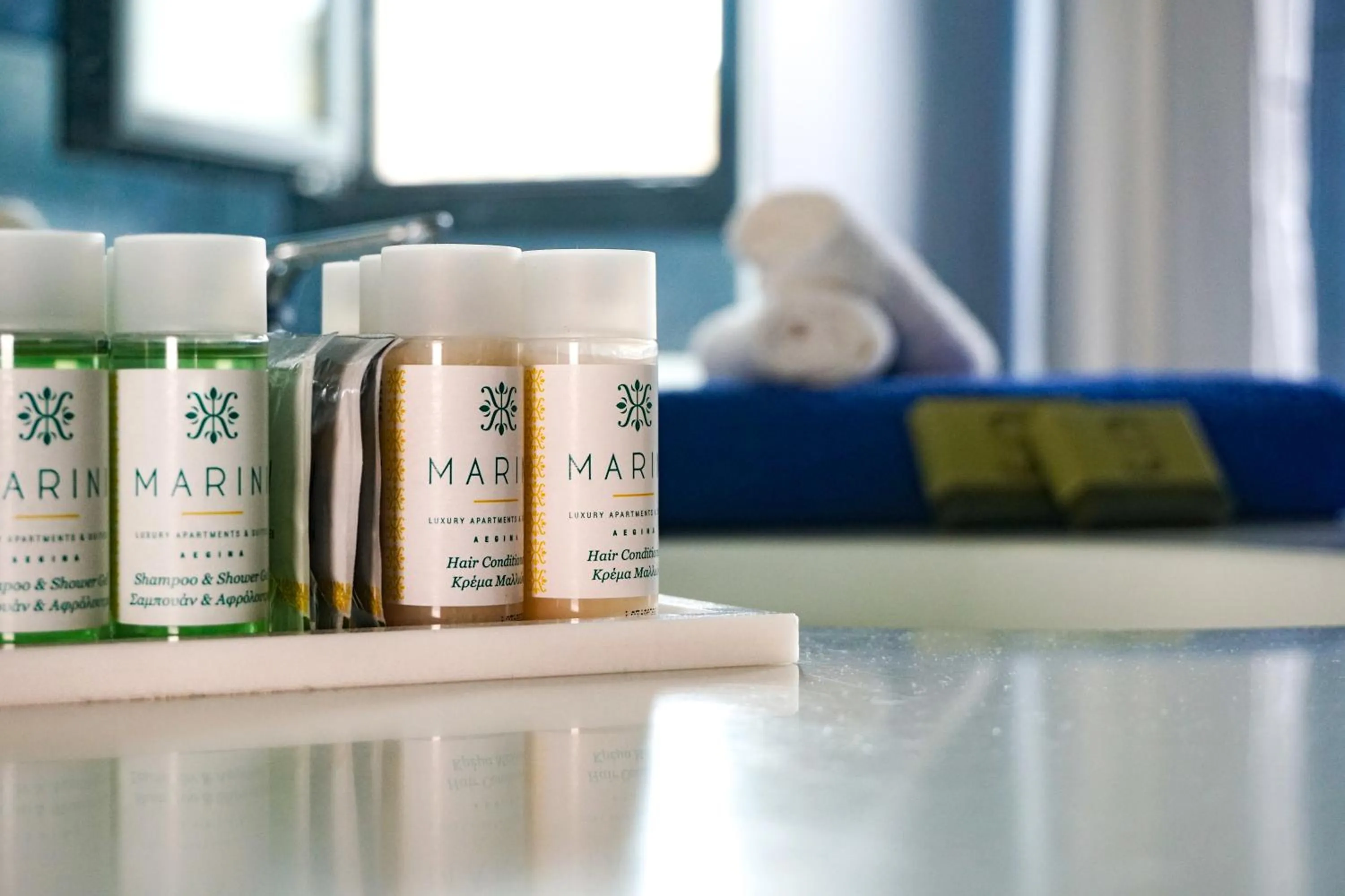 Bathroom in Marini Luxury Apartments and Suites