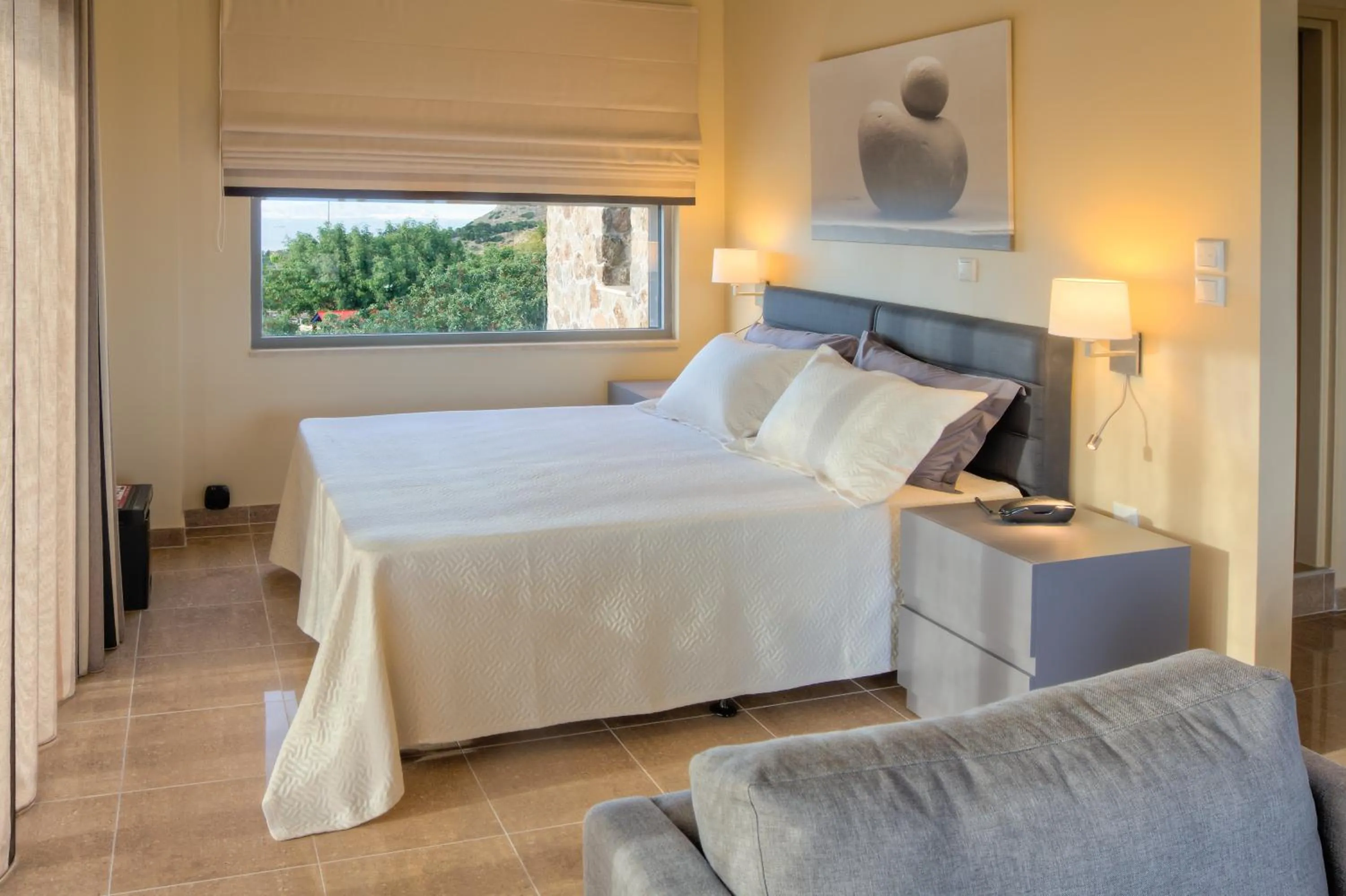 Bedroom in Marini Luxury Apartments and Suites