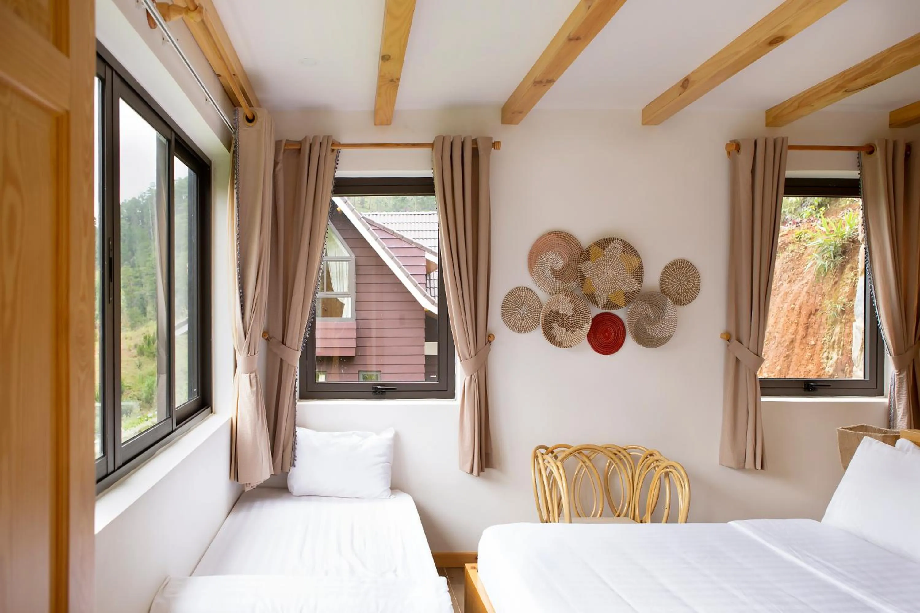 View (from property/room), Bed in Lat Valley Retreat Village