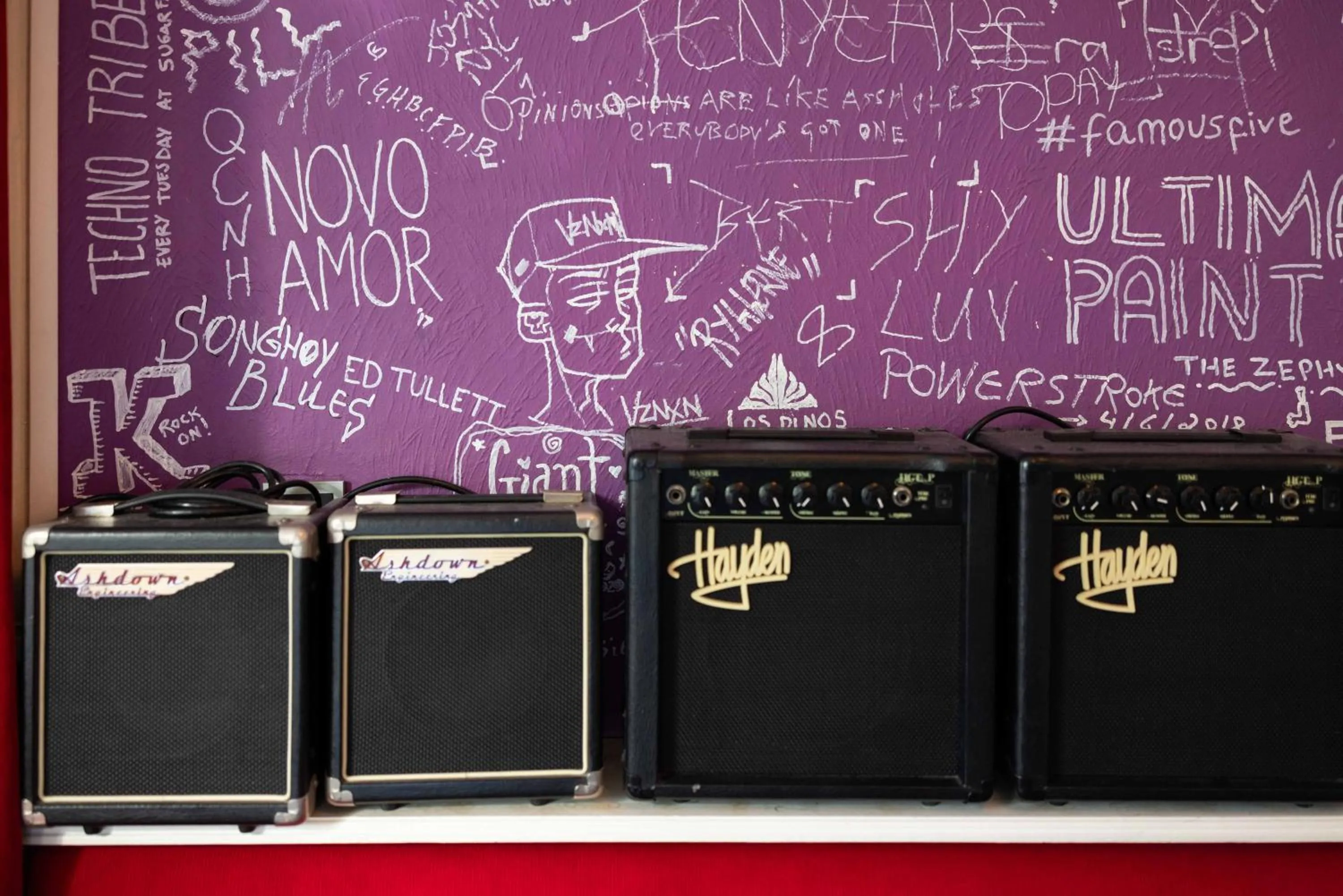 Decorative detail in Backstage Hotel Amsterdam