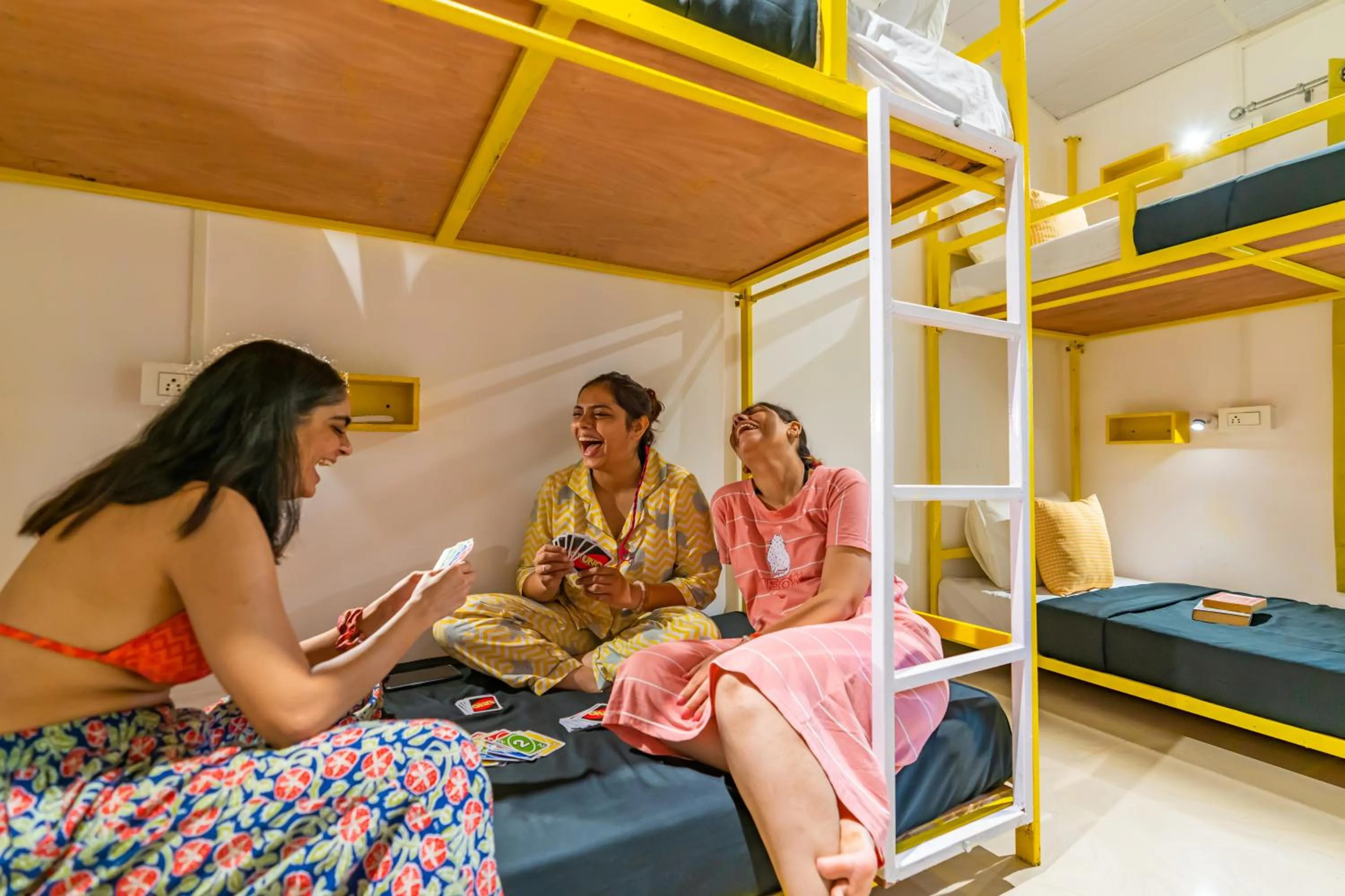 Bed in Whoopers Party Hostel, Palolem