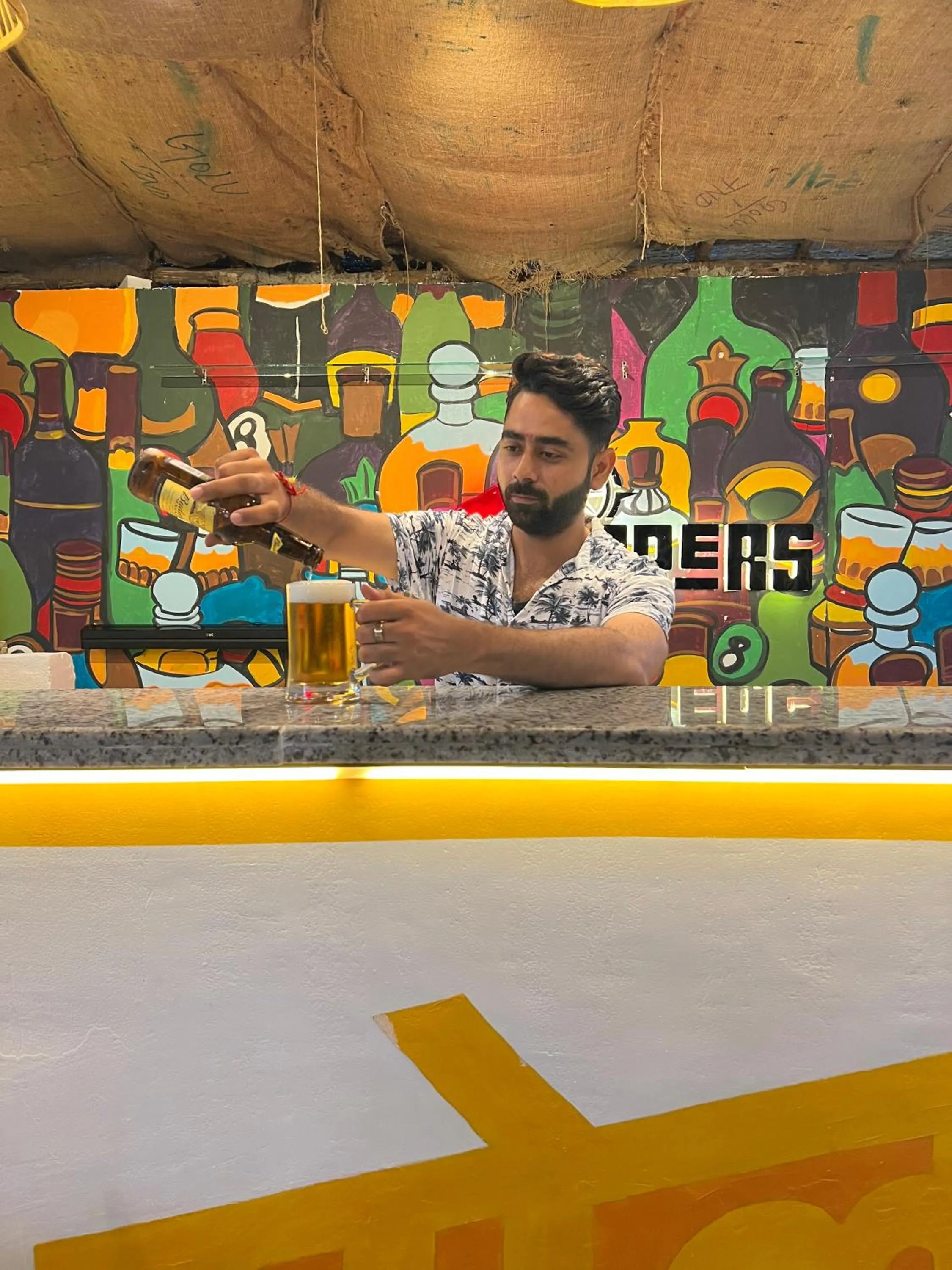 Lounge or bar in Whoopers Party Hostel, Palolem