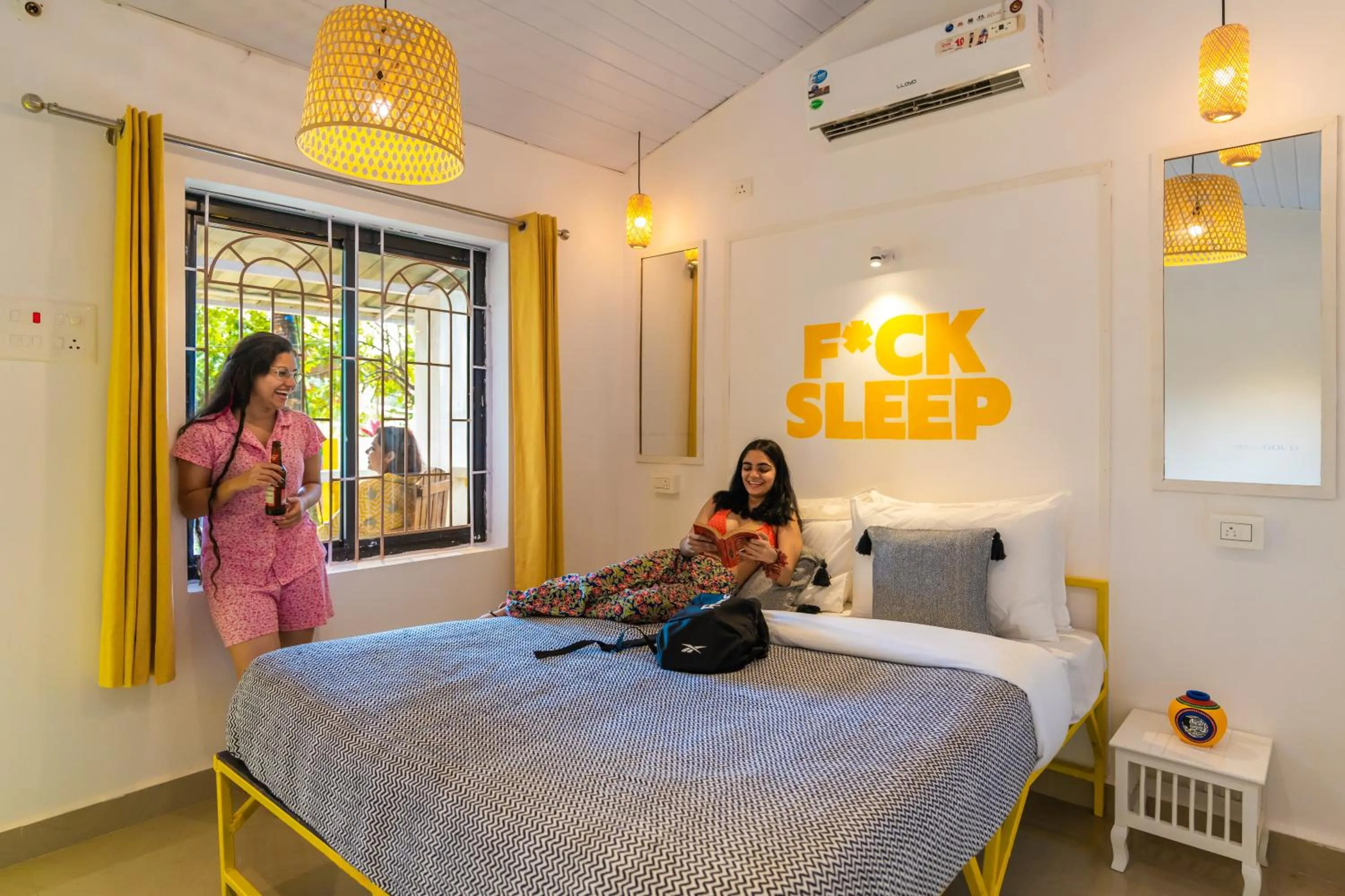 Bed in Whoopers Party Hostel, Palolem