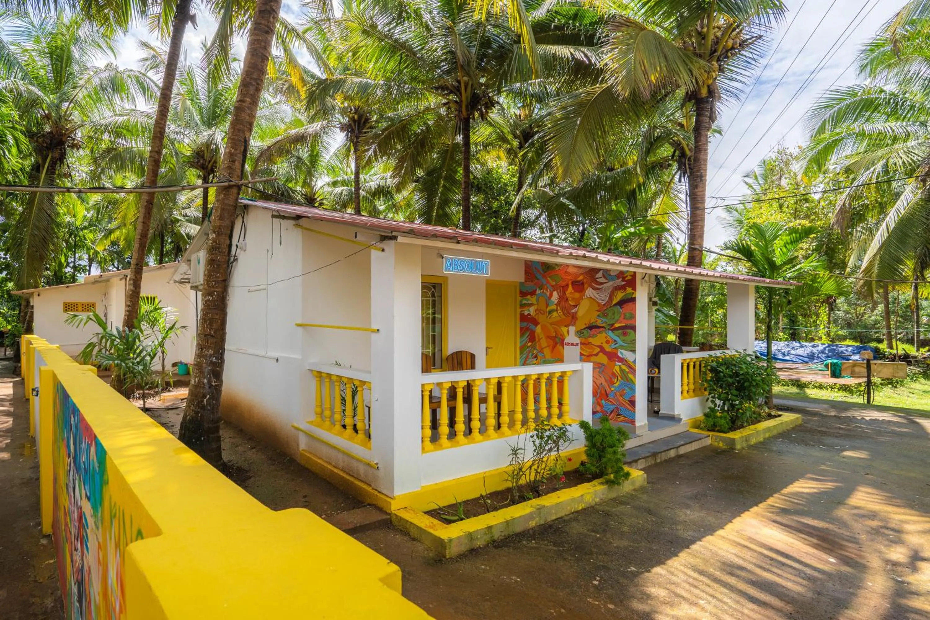 Property building in Whoopers Party Hostel, Palolem