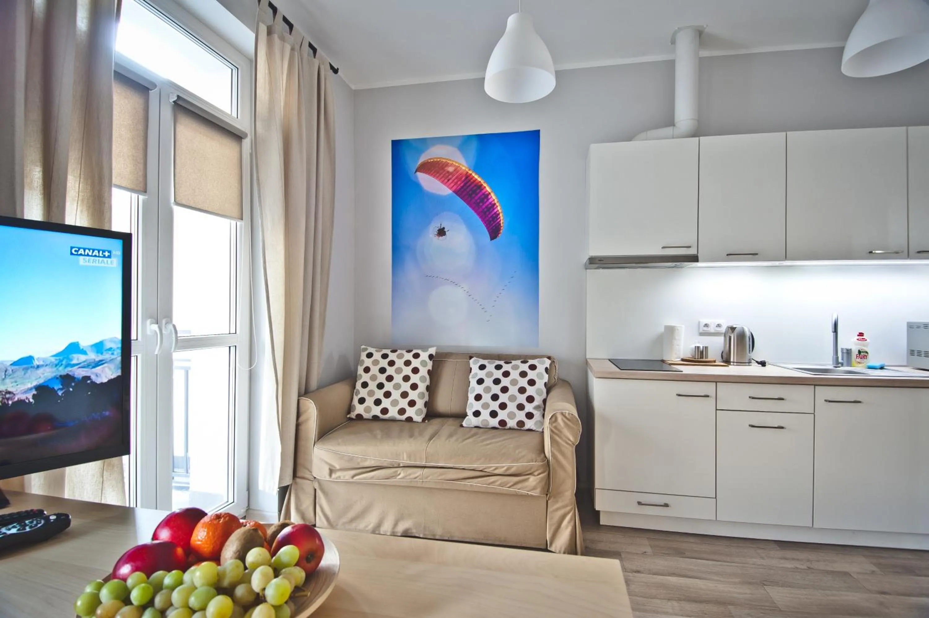 Kitchen or kitchenette in Apartamenty Leszno