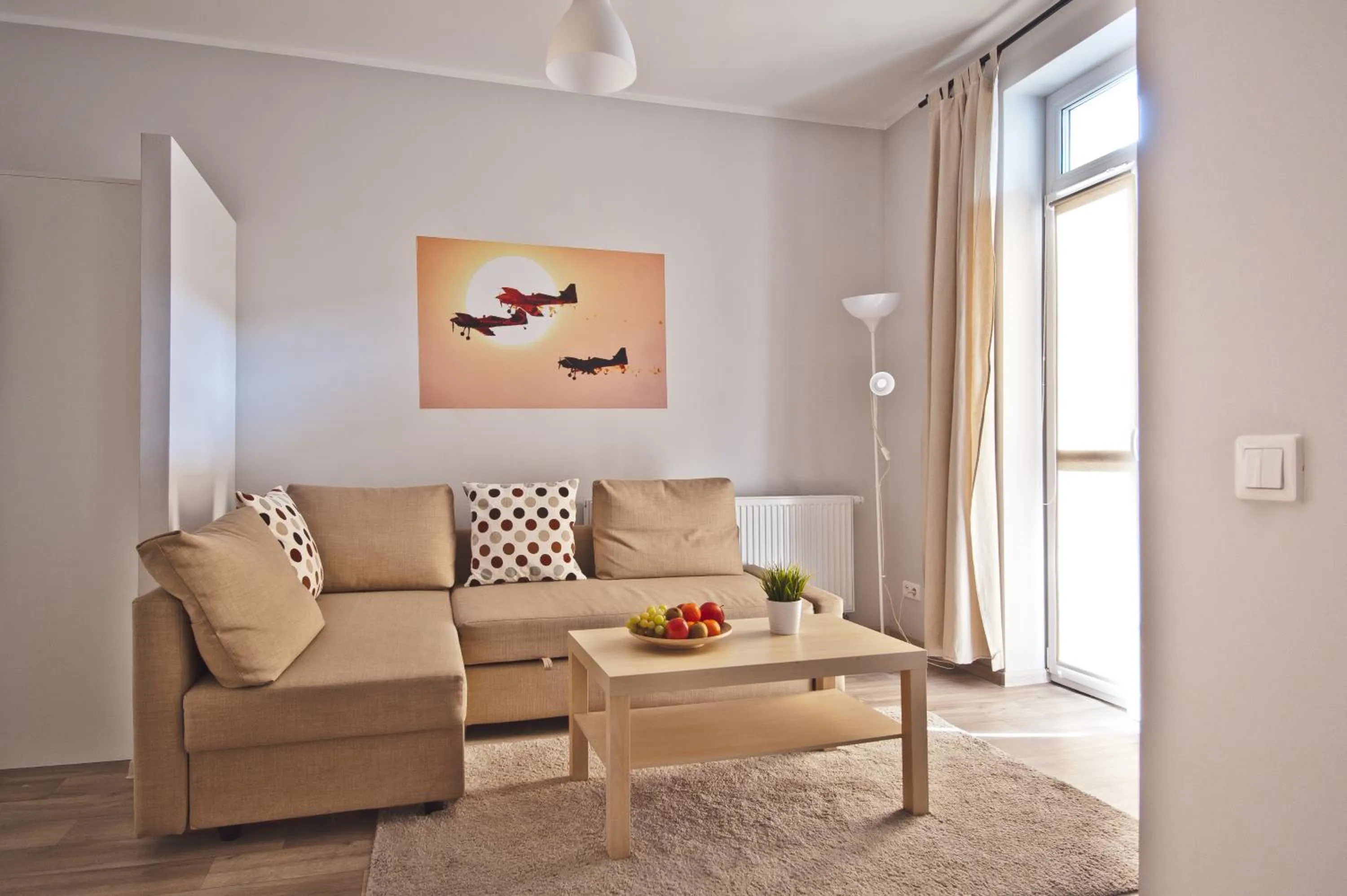 Seating area in Apartamenty Leszno
