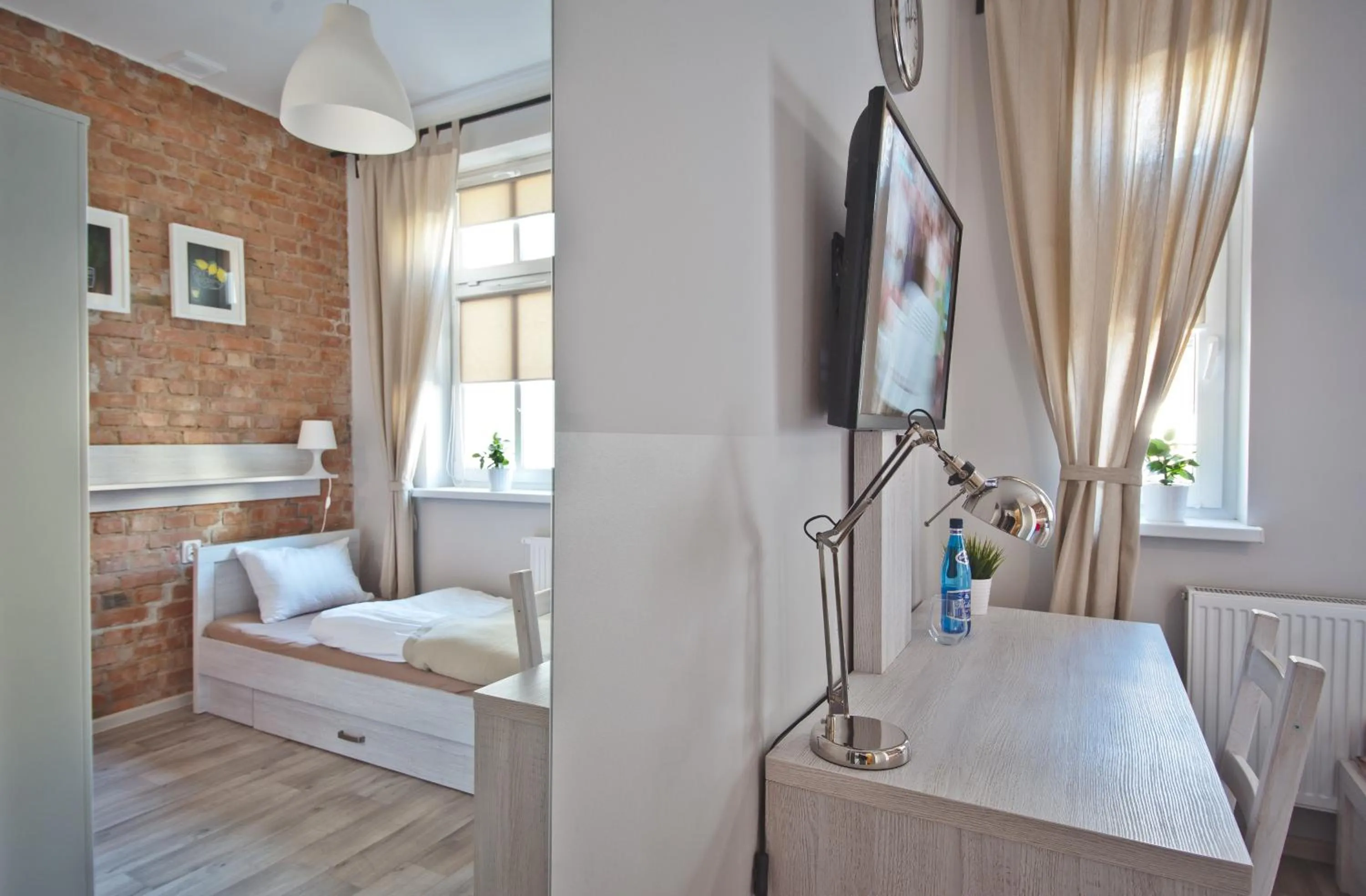 TV and multimedia, Bed in Apartamenty Leszno