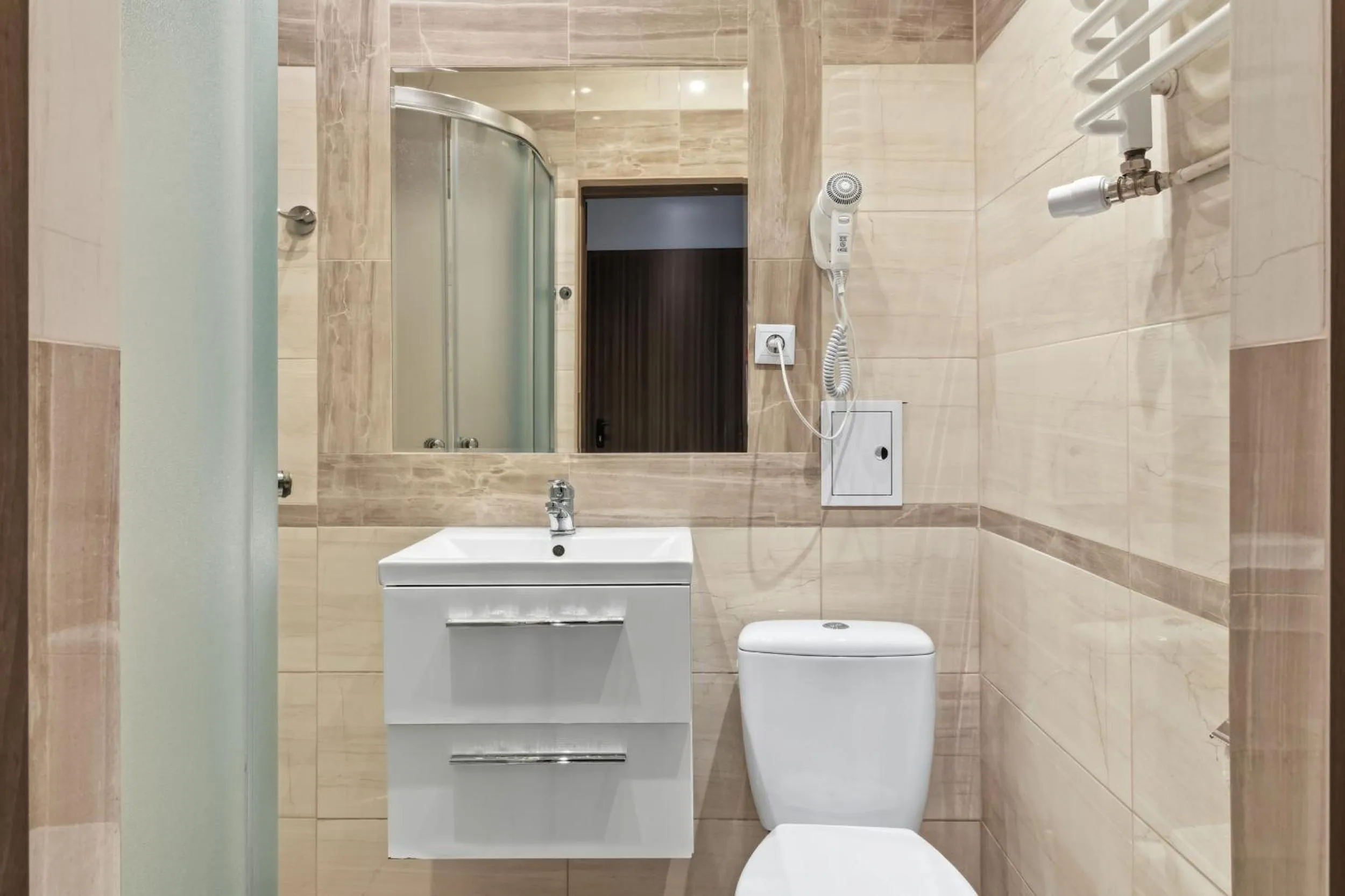 Shower in 70s Hostel