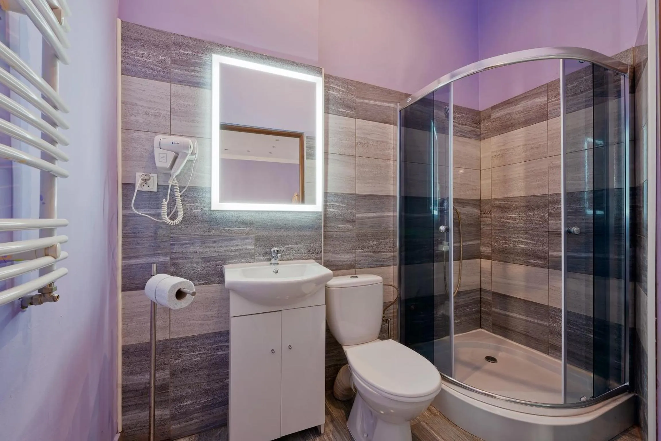 Shower in 70s Hostel