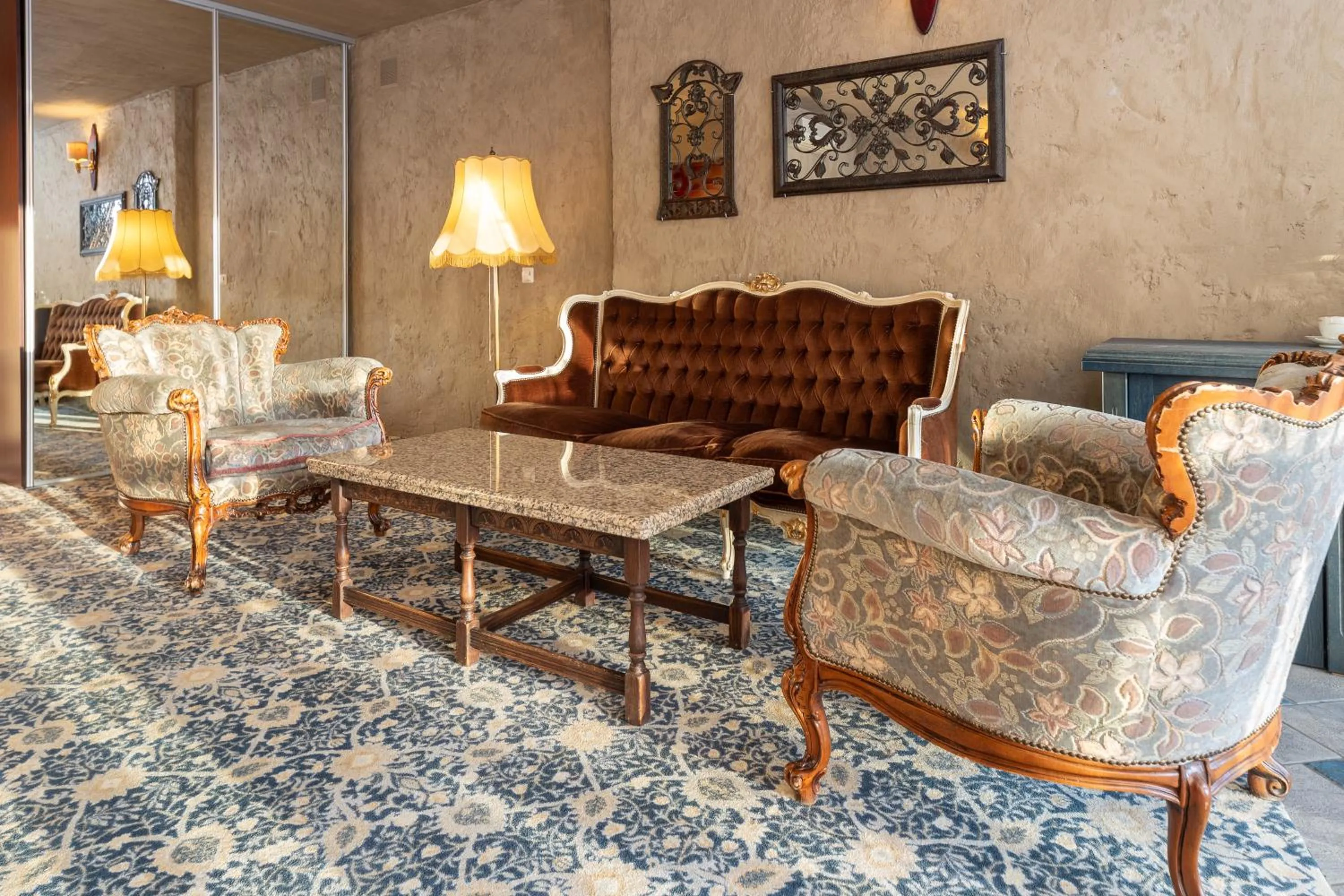 Seating area in Nemuno Slėnis