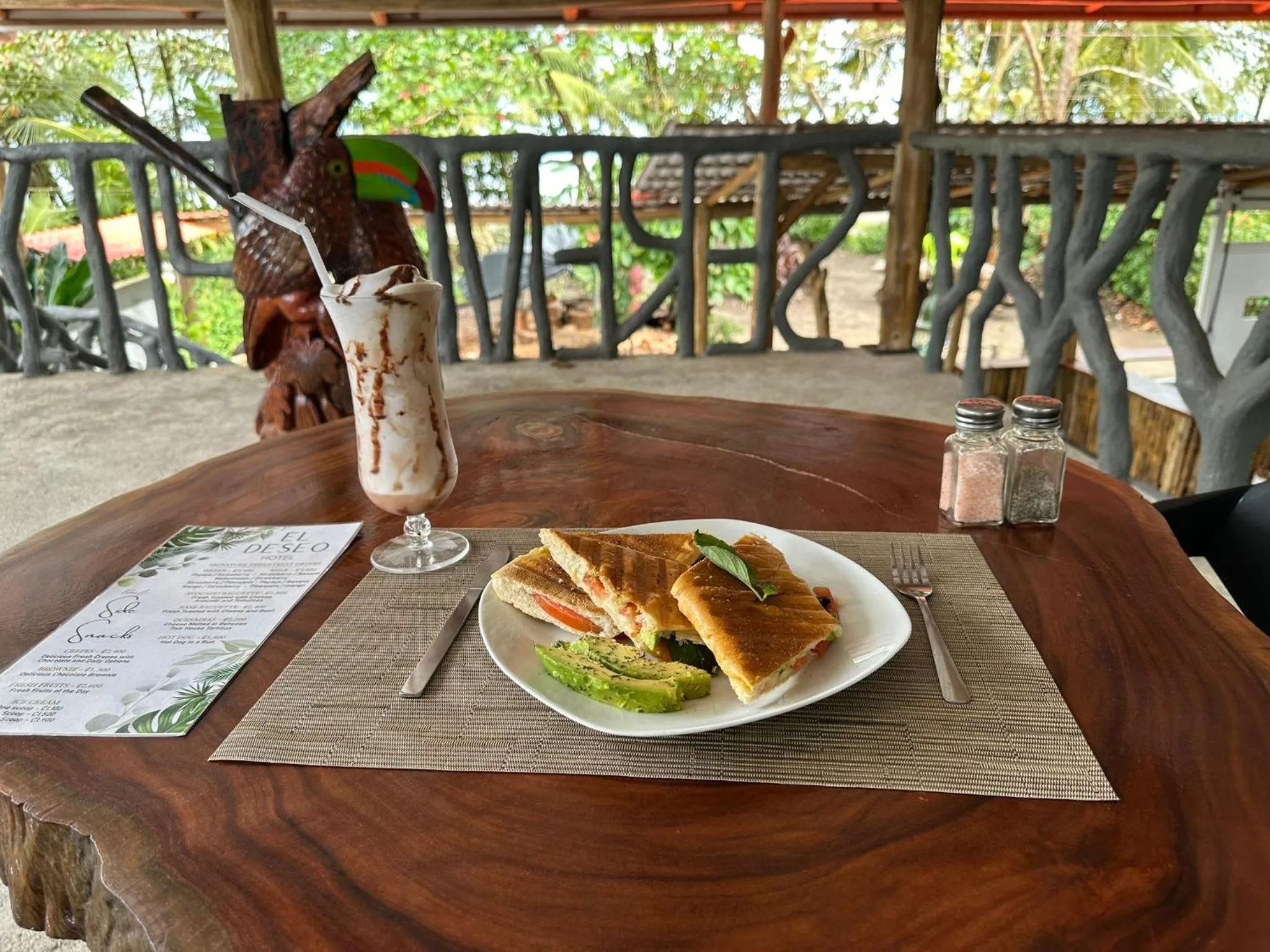 Restaurant/places to eat in El Deseo Serendipity Tortuguero