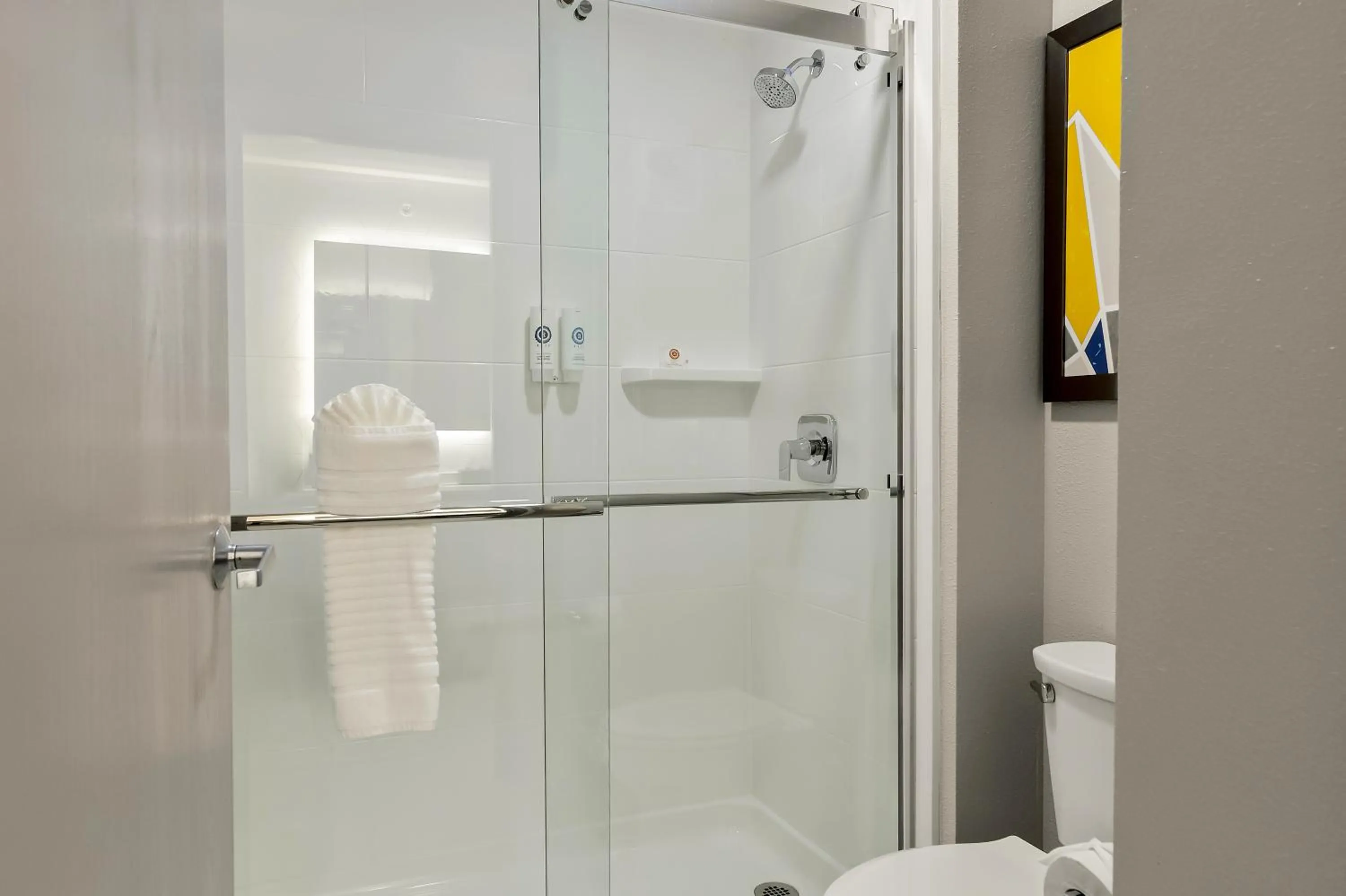 Shower in Comfort Inn Conroe