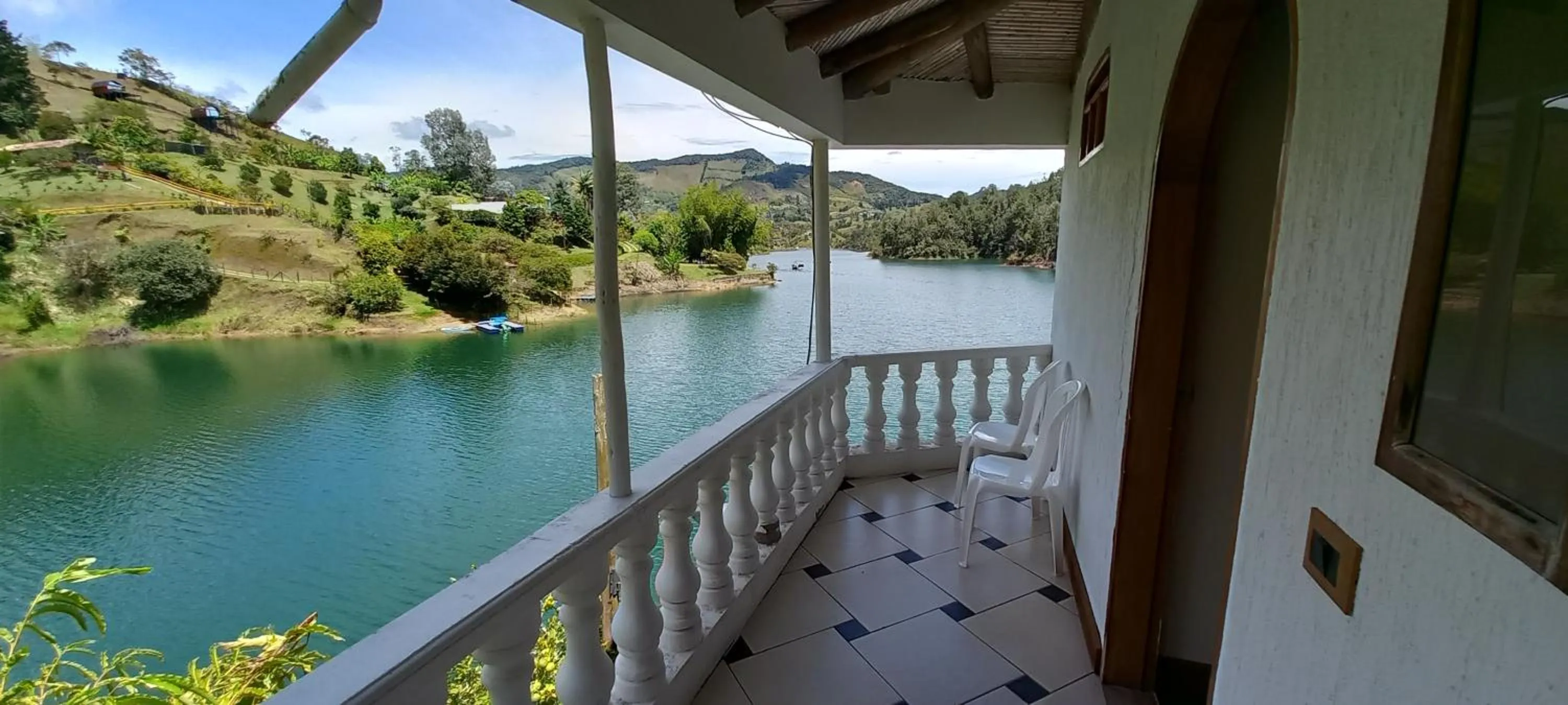 Balcony/Terrace in Hotel Casa Linda Guatape