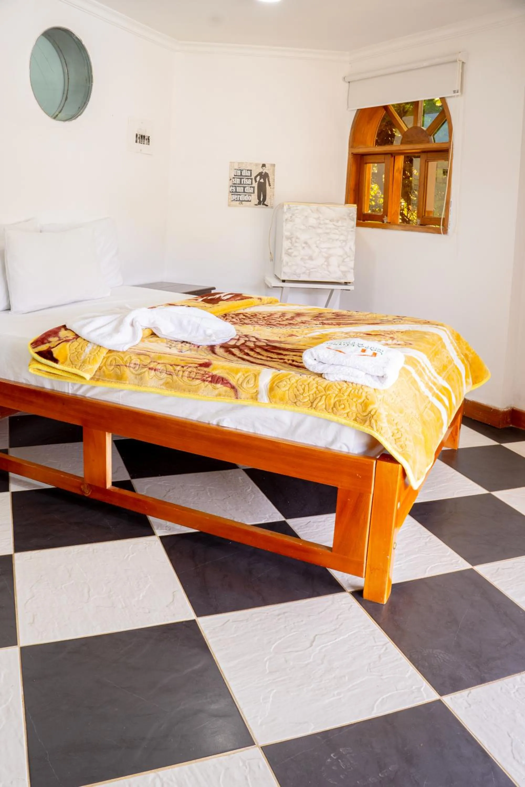 Bed in Hotel Casa Linda Guatape