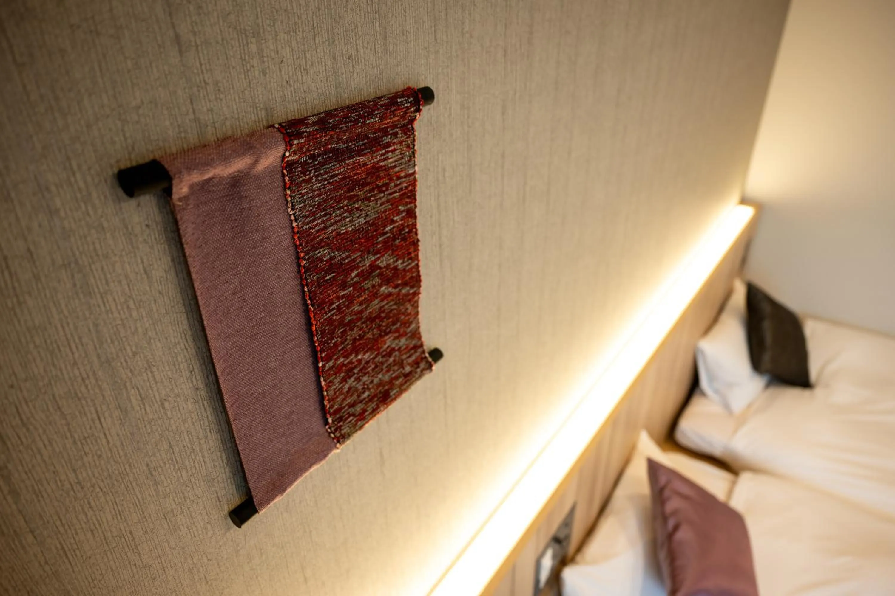 Bed in SAKURA PORT HOTEL