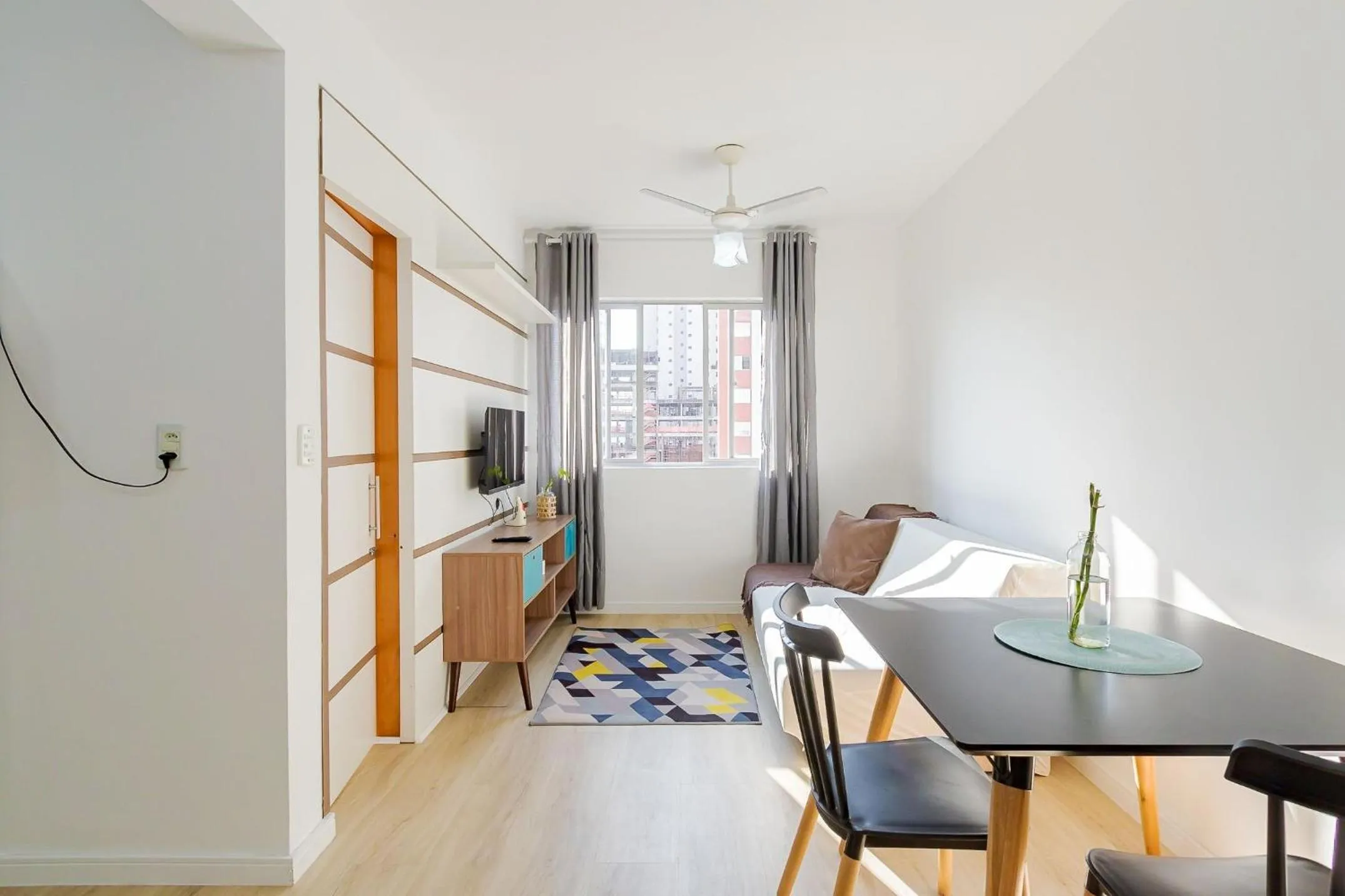 Living room in Prédio fantástico no bairro mais requisitado de Curitiba