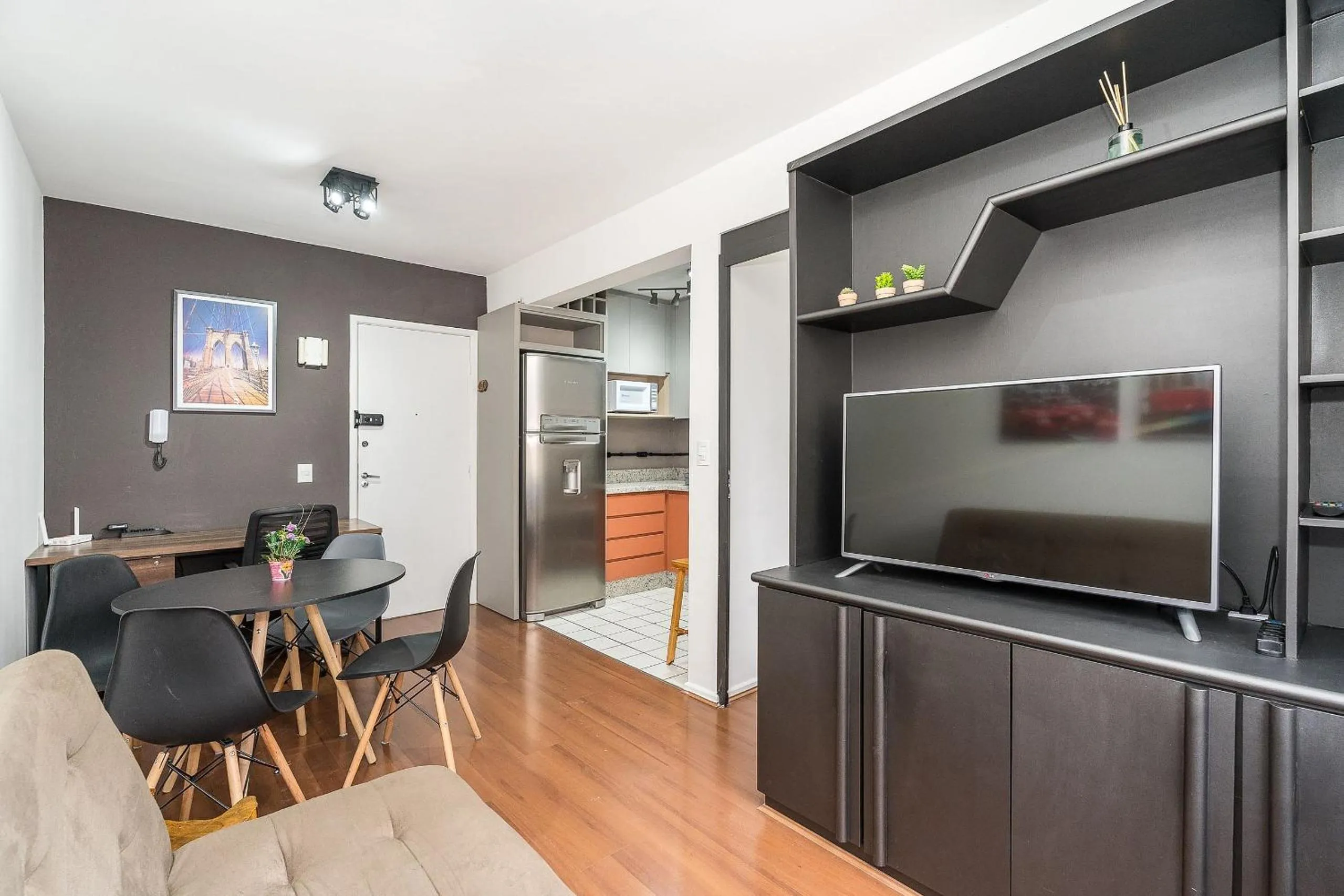 Living room in Prédio fantástico no bairro mais requisitado de Curitiba