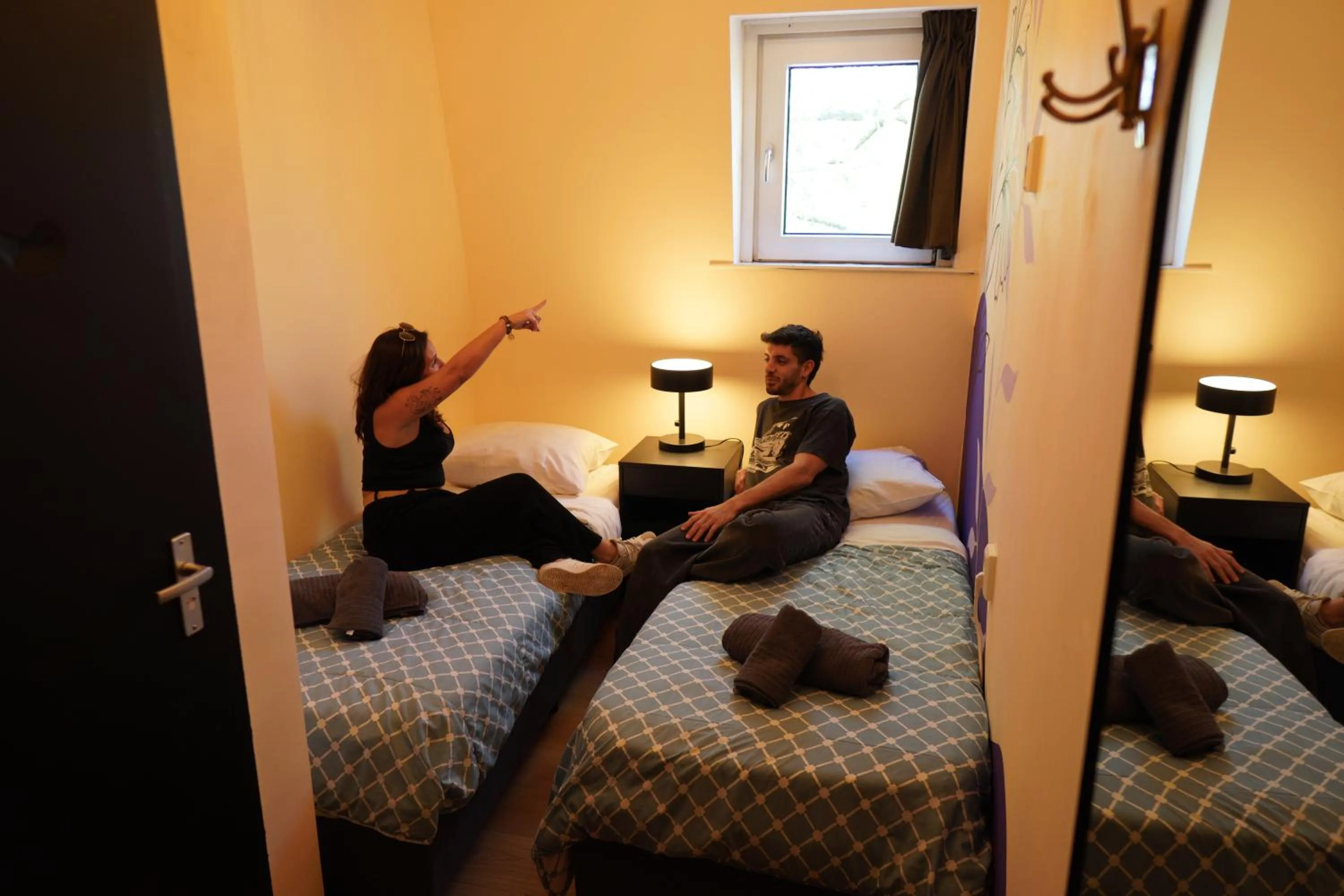 Bedroom, Bed in Onefam Amstel