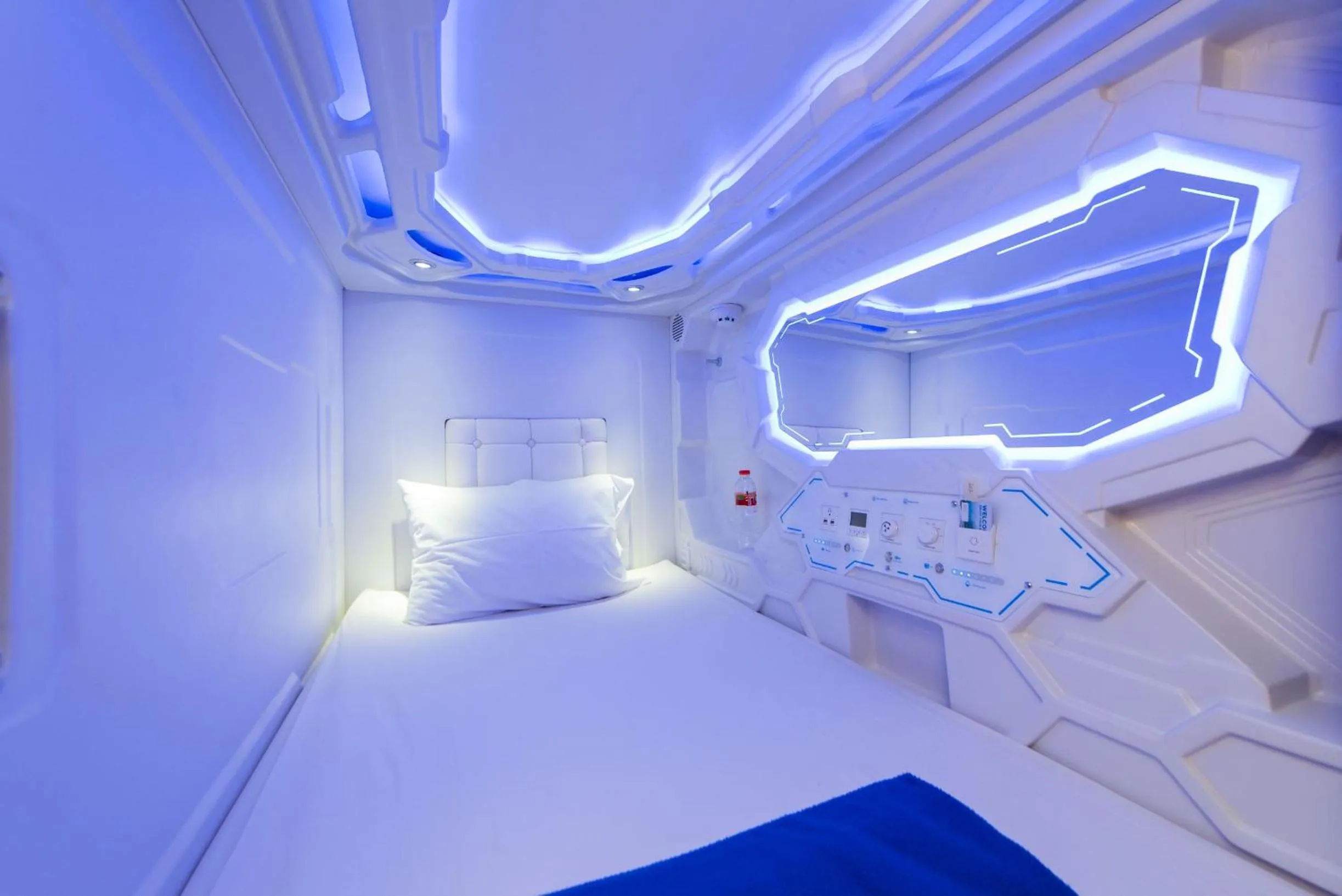 Bedroom, Bed in PassGo Digital Airport Terminal 2 Soekarno Hatta