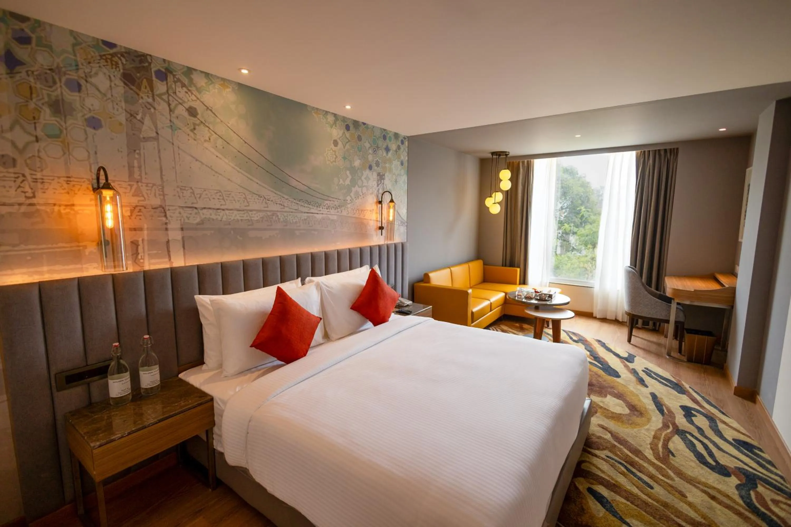 Bedroom, Bed in Golden Tulip Bhopal