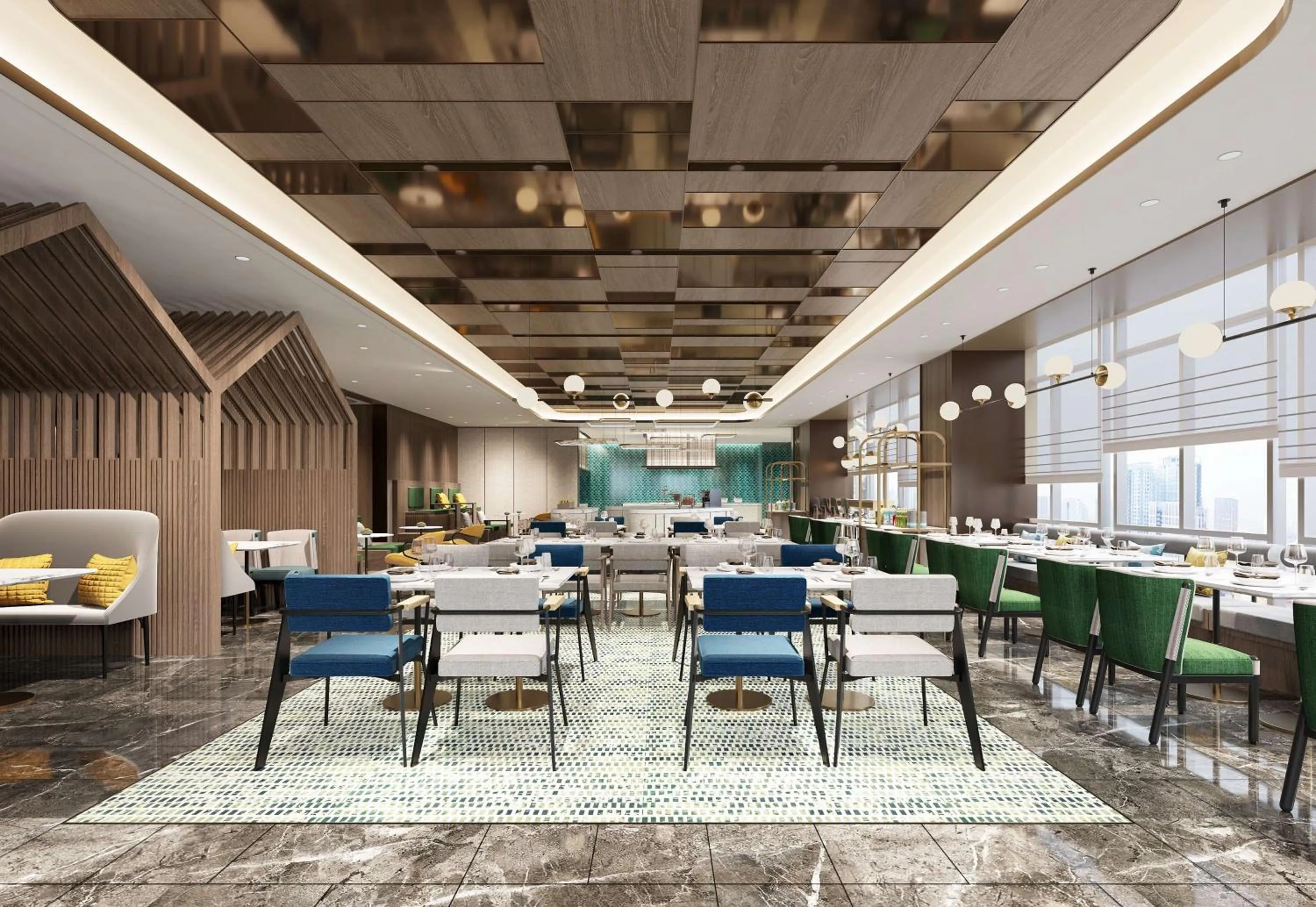 Restaurant/places to eat in Hilton Garden Inn Nantong Rudong