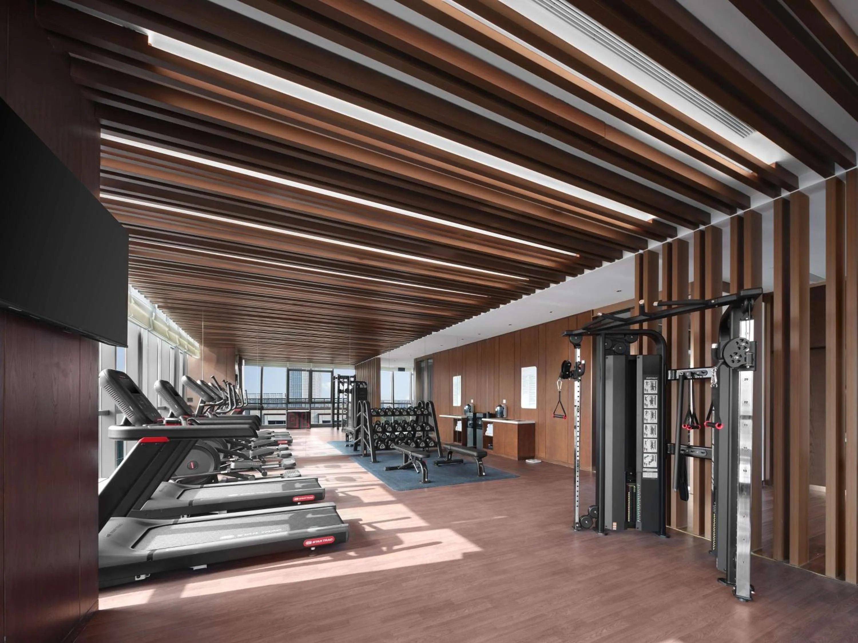 Fitness centre/facilities in Hilton Garden Inn Nantong Rudong