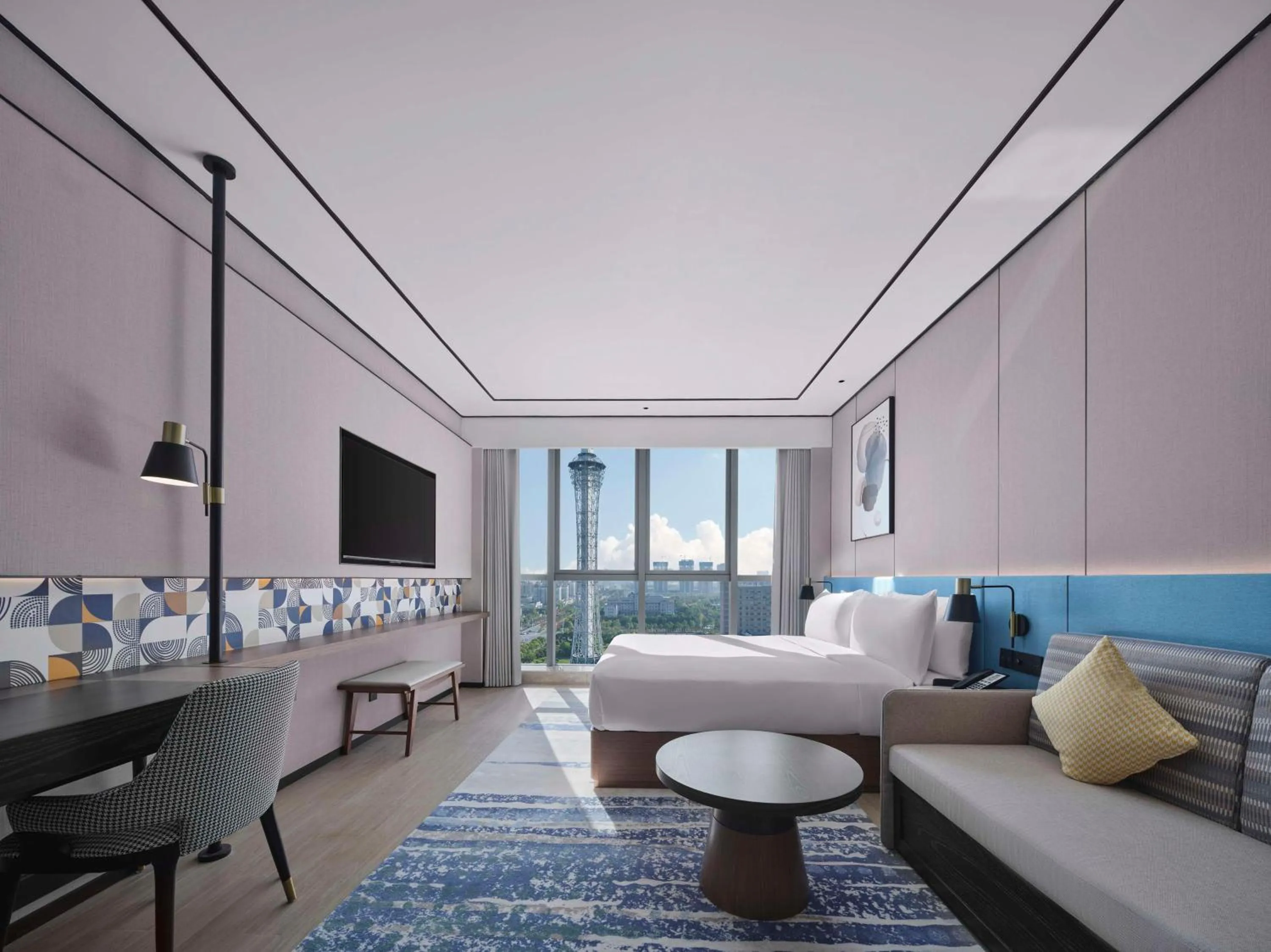 Bed in Hilton Garden Inn Nantong Rudong