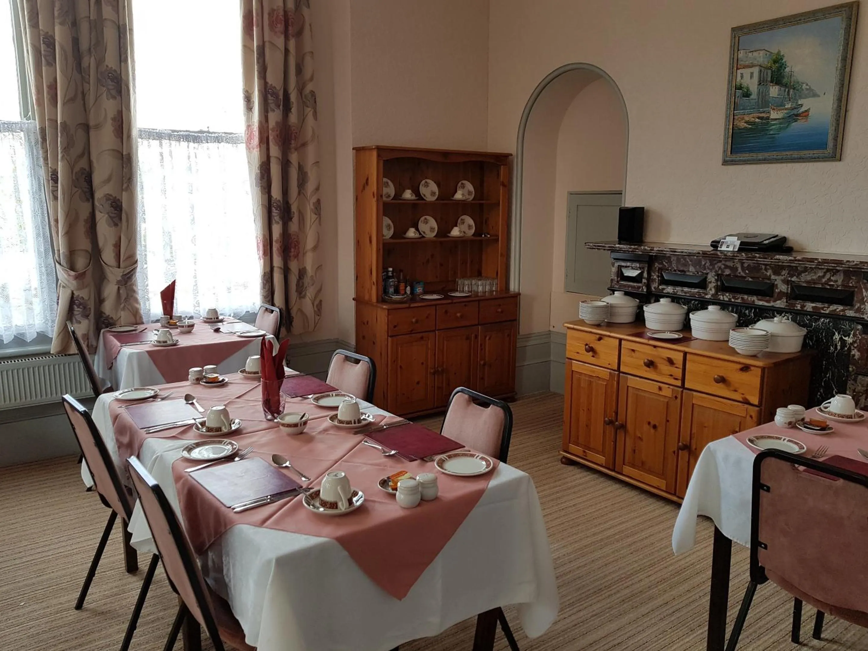 Dining area in The Wycliffe