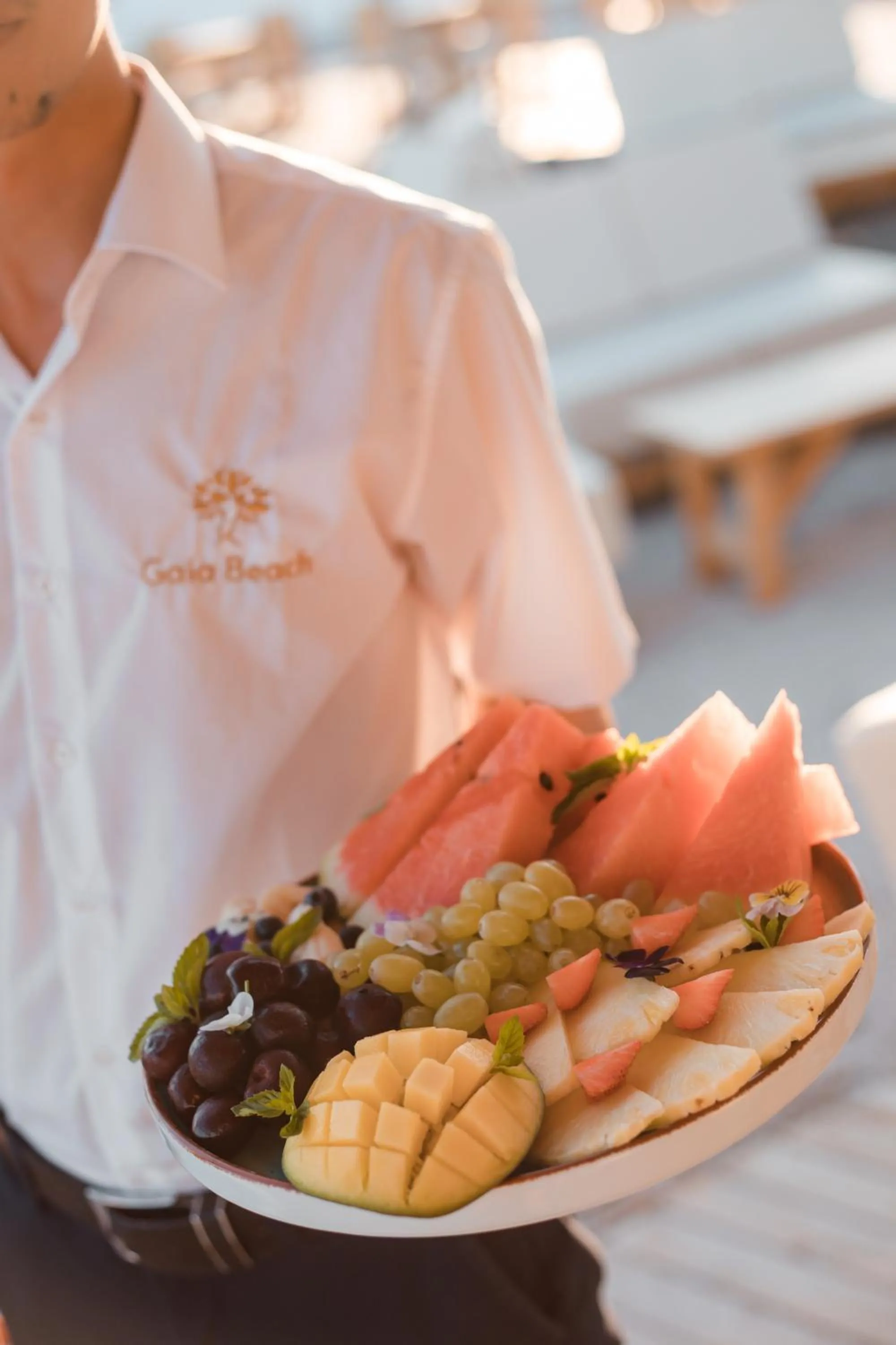 Food in Alia Beachfront Suites and Spa