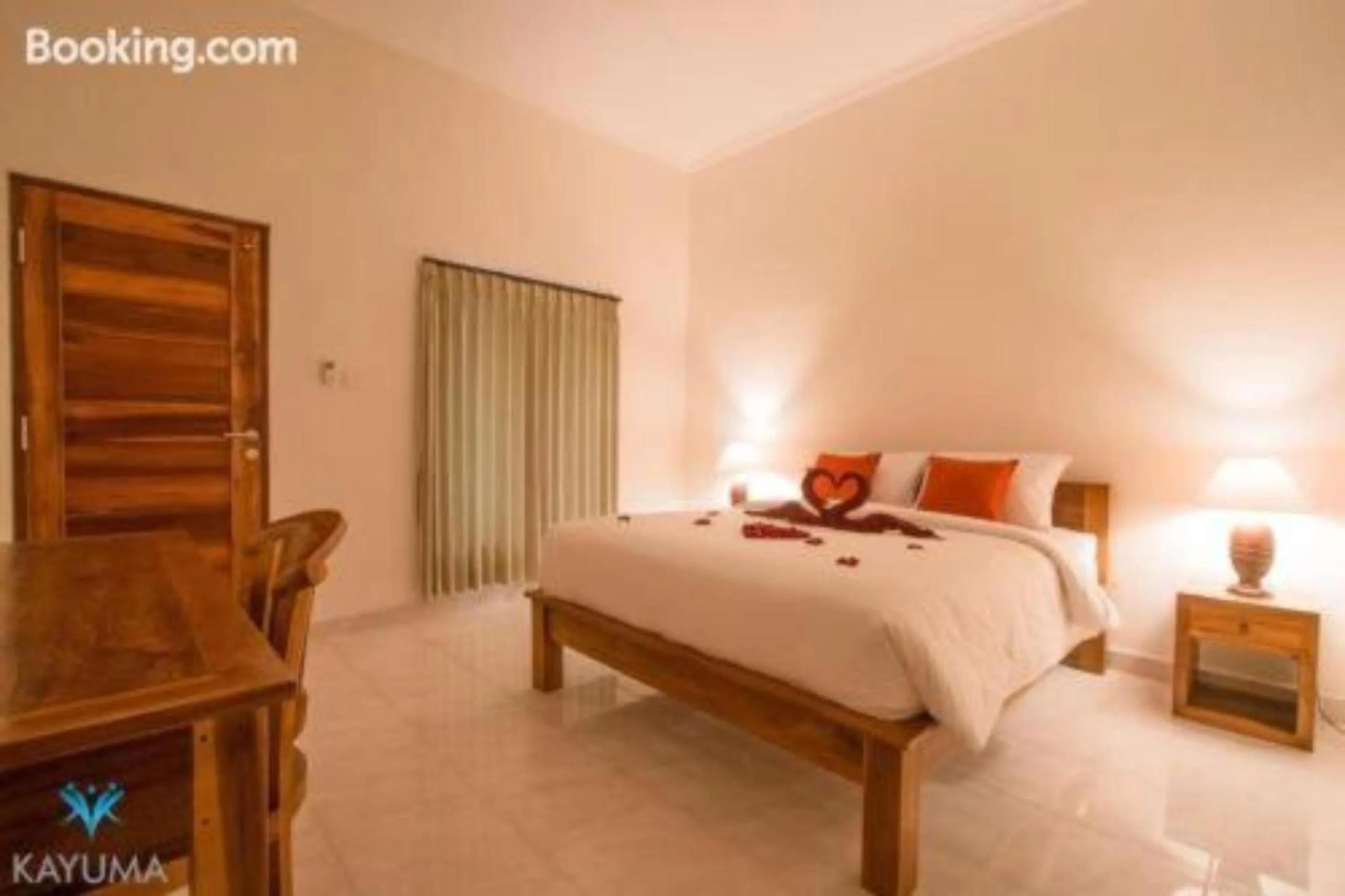 Bed in Canggu Kayuma House