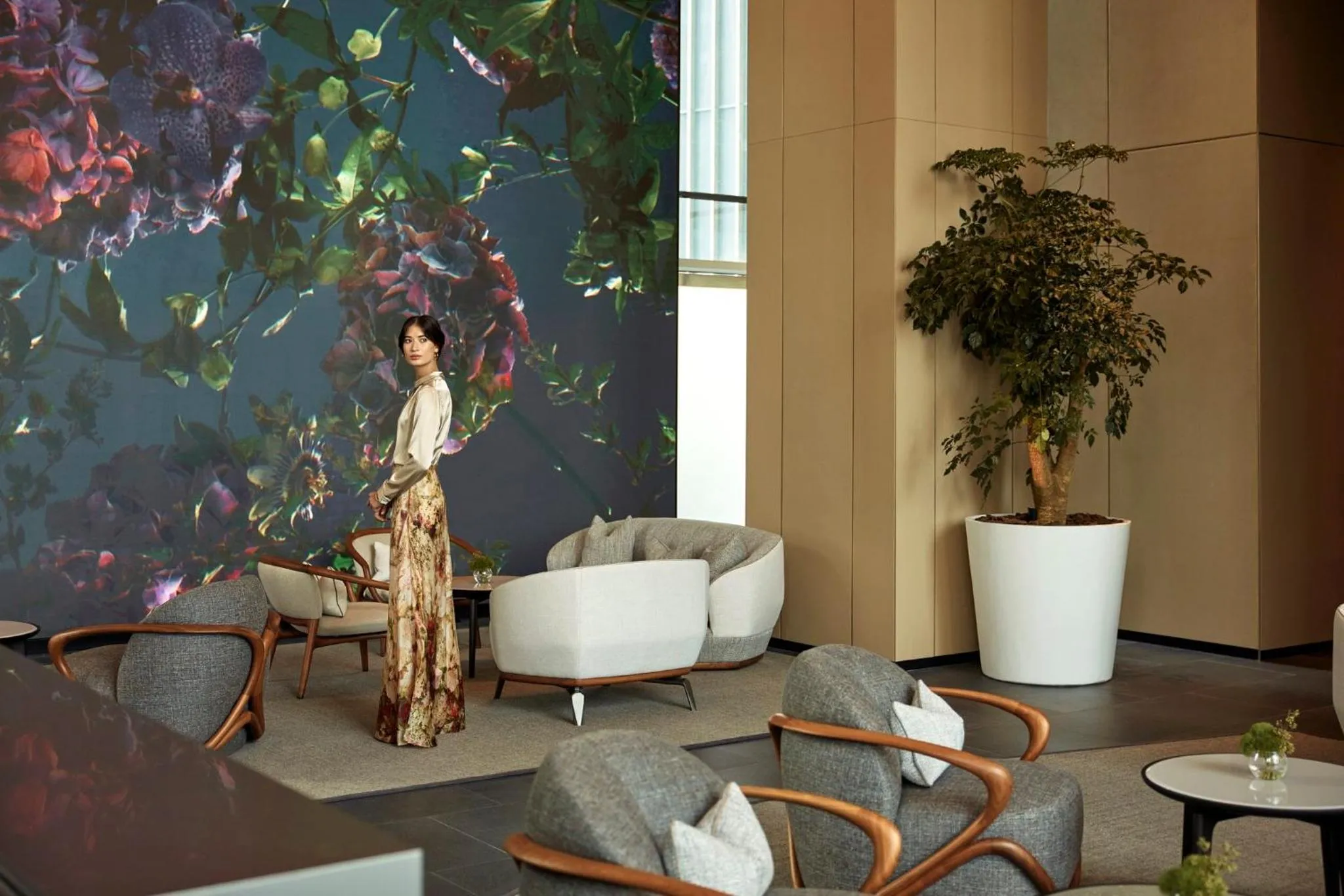 Lobby or reception in COMO Metropolitan Singapore