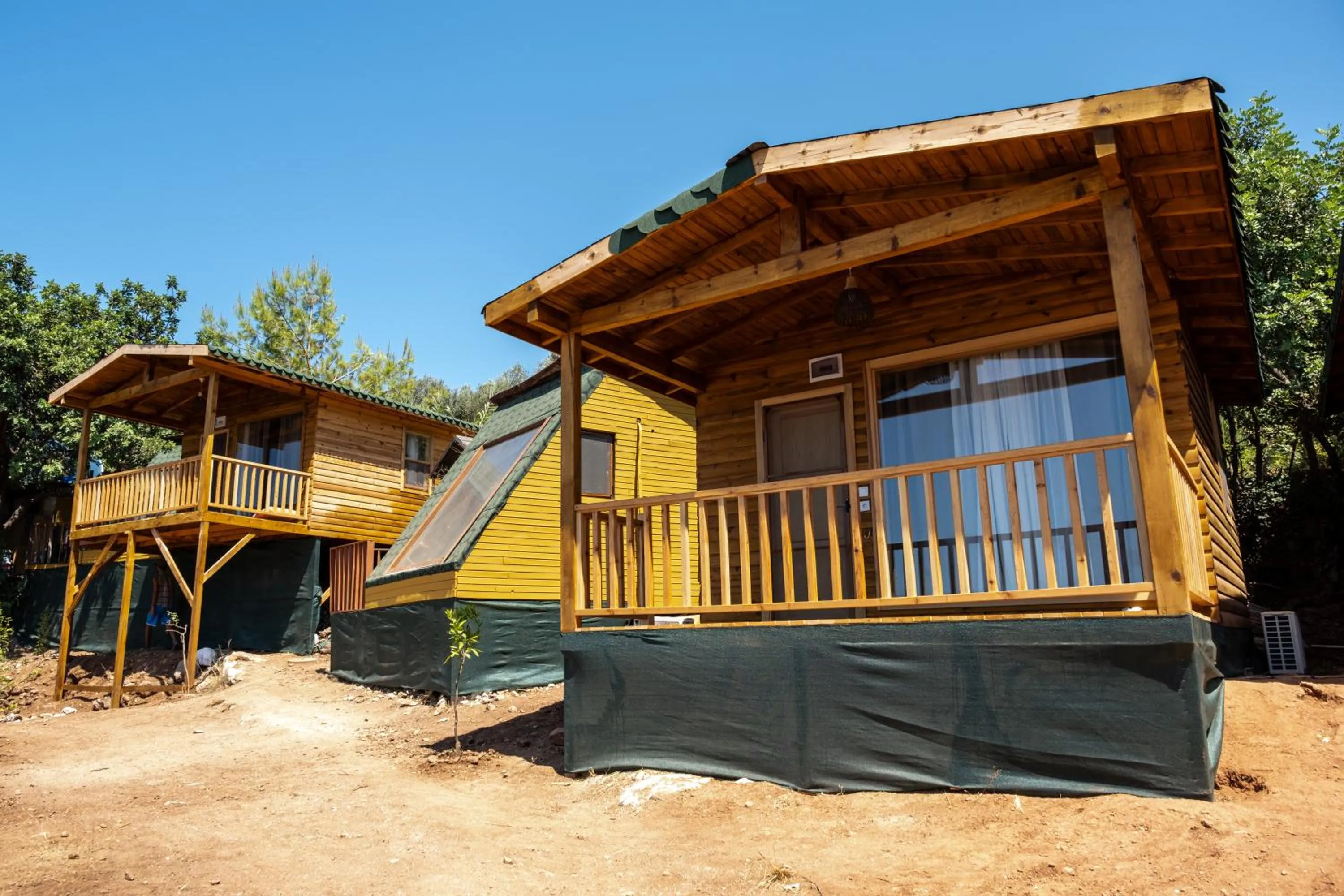 Property building in Goat Bungalow and Camping