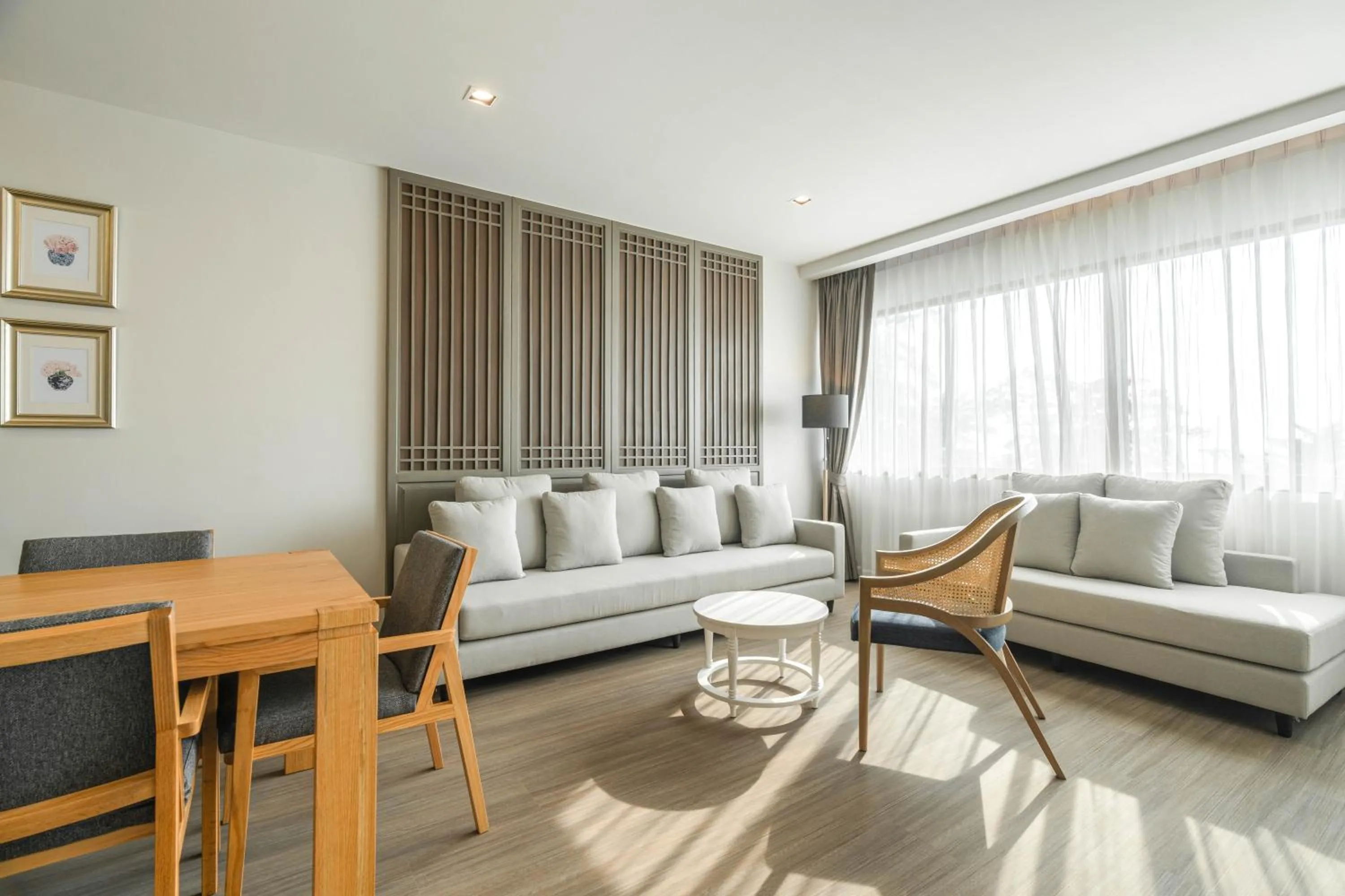 Living room in Bella Nara Phuket Naiyang Beach