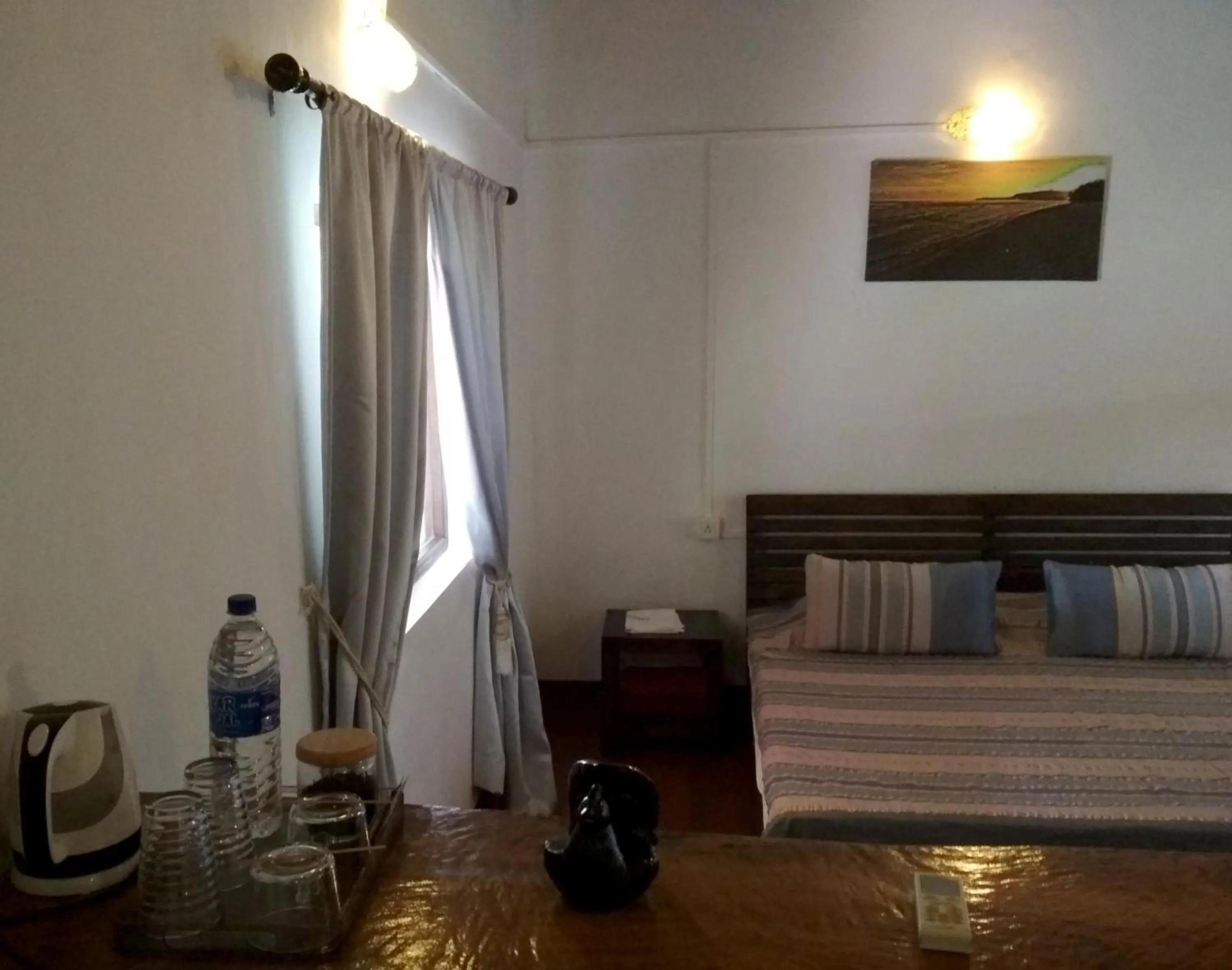 Bed in Mamagoa Beach Resort