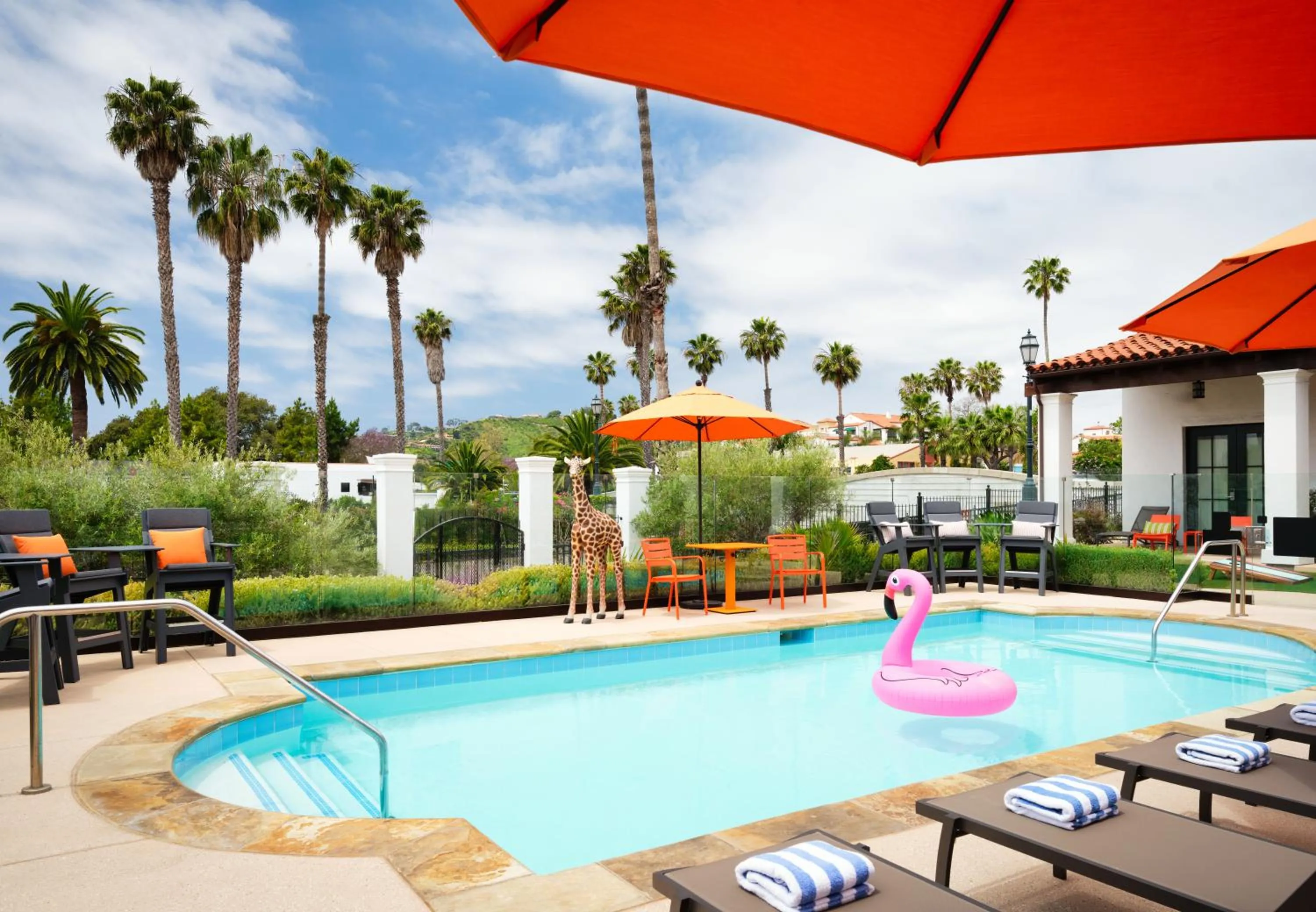 Pool view in Moxy Santa Barbara