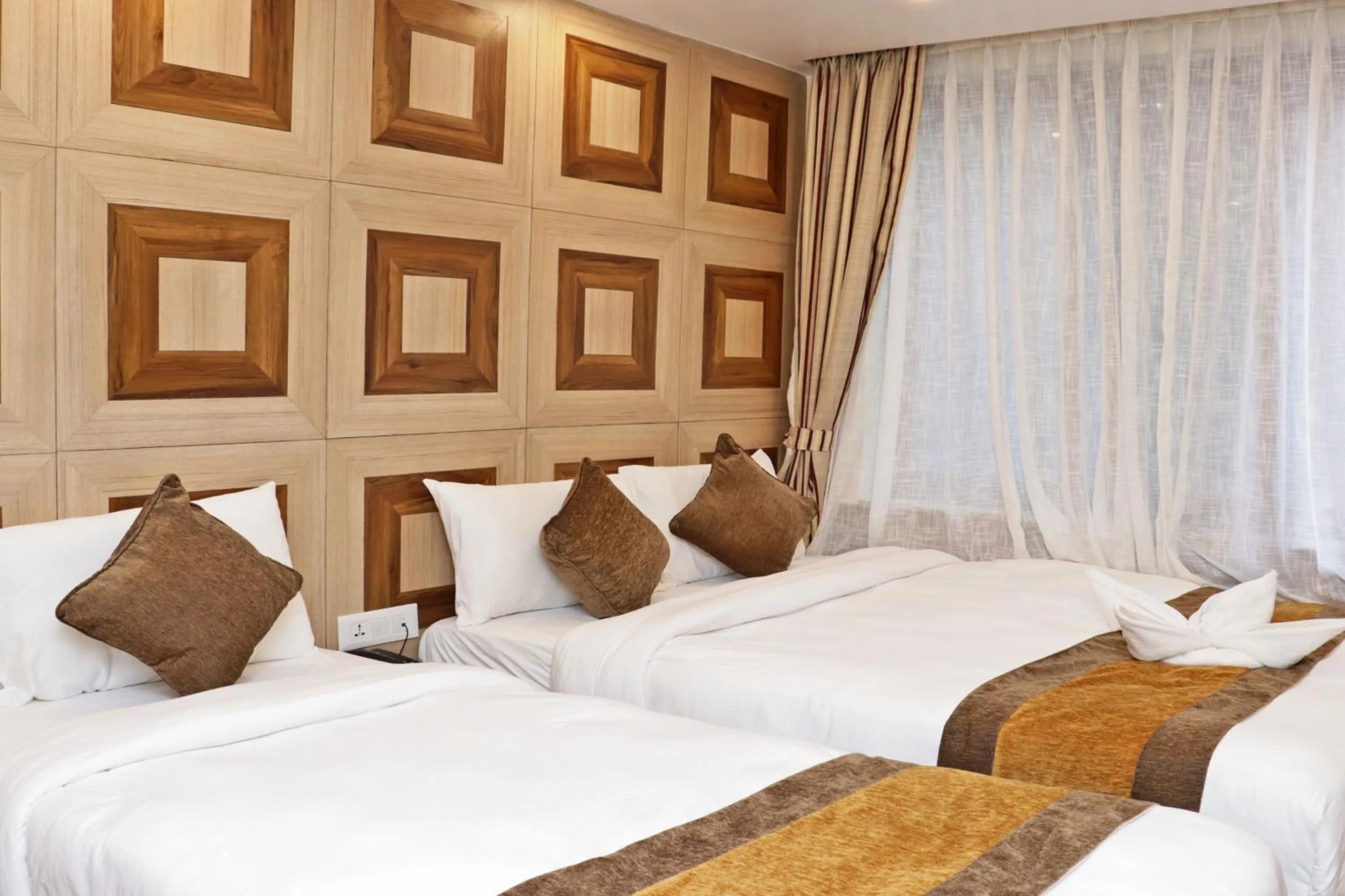 Bed in Hotel Airport Gurkha