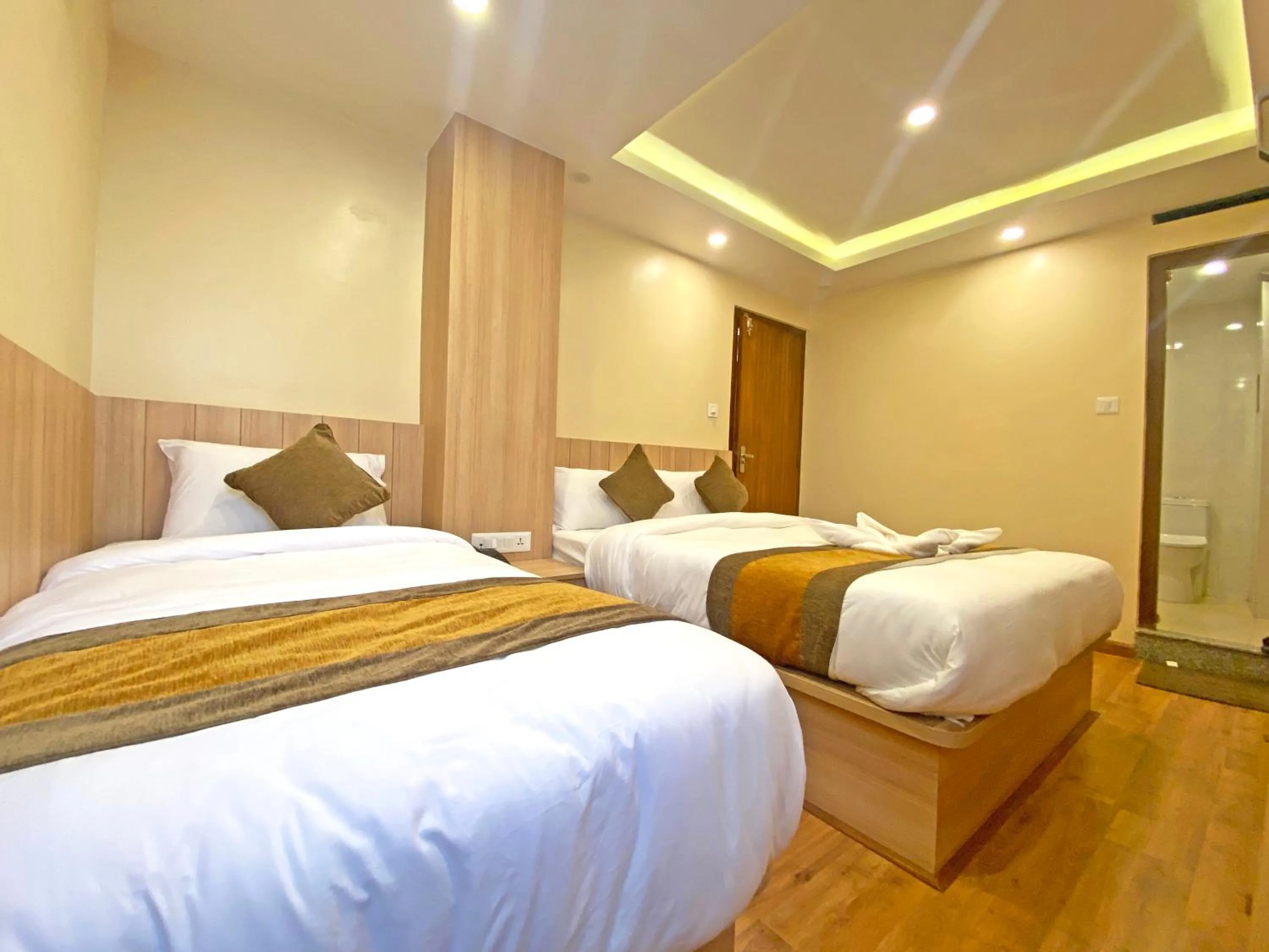 Bed in Hotel Airport Gurkha