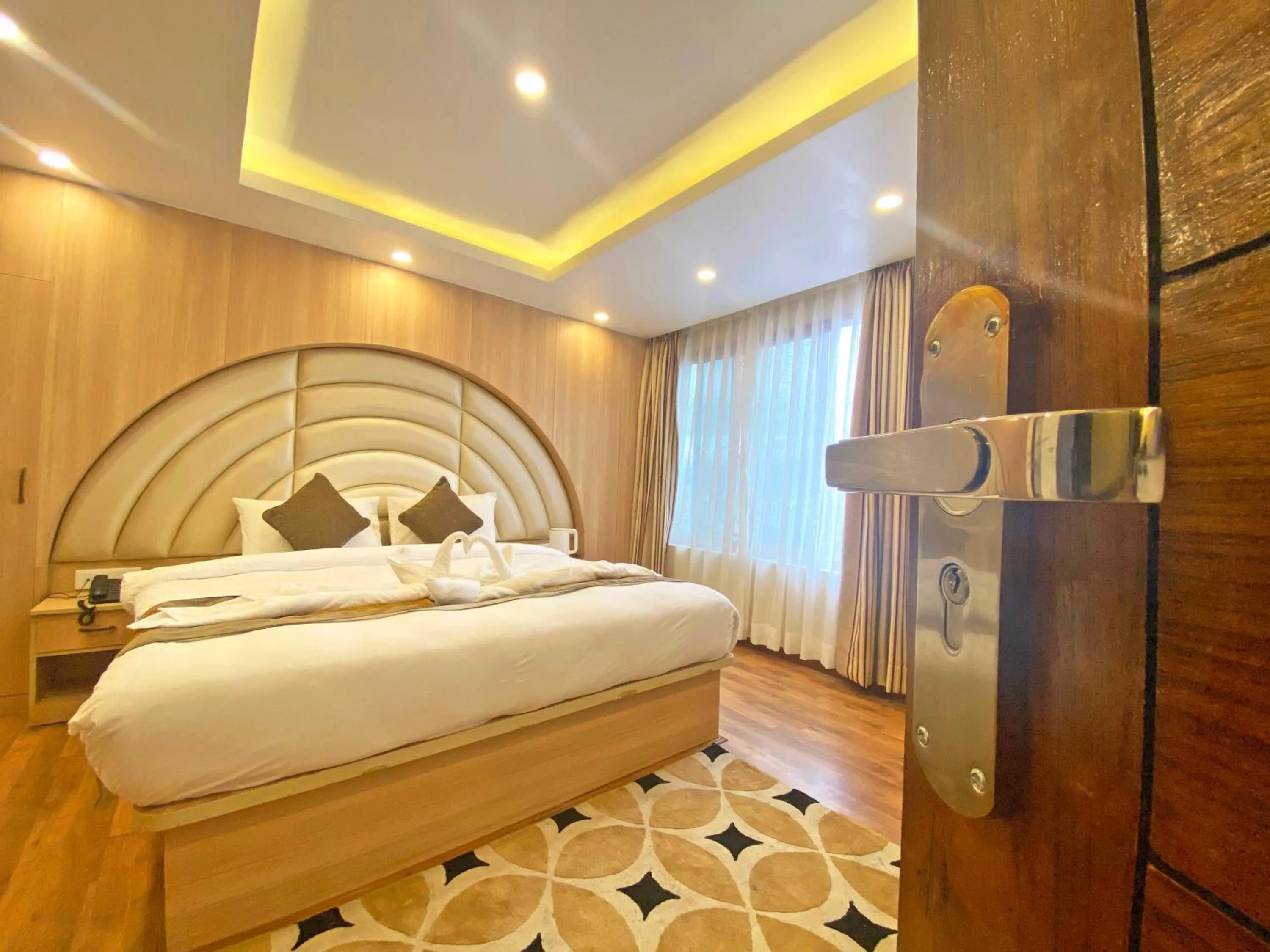 Bed in Hotel Airport Gurkha