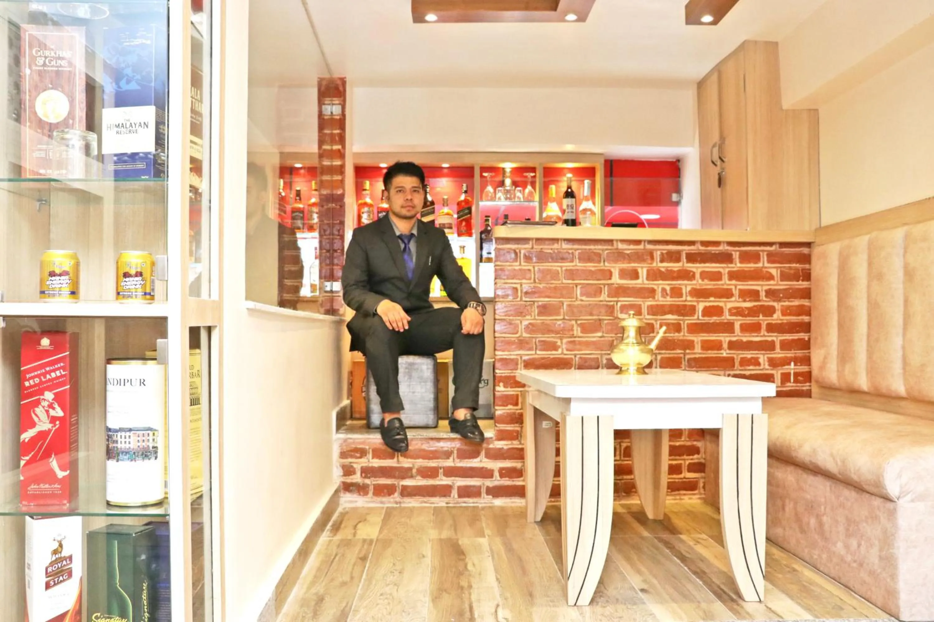 Seating area in Hotel Airport Gurkha