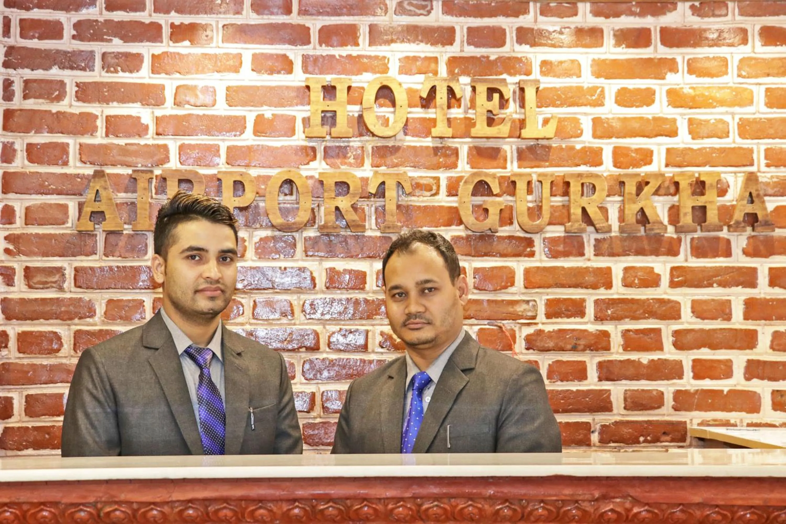 Lobby or reception in Hotel Airport Gurkha