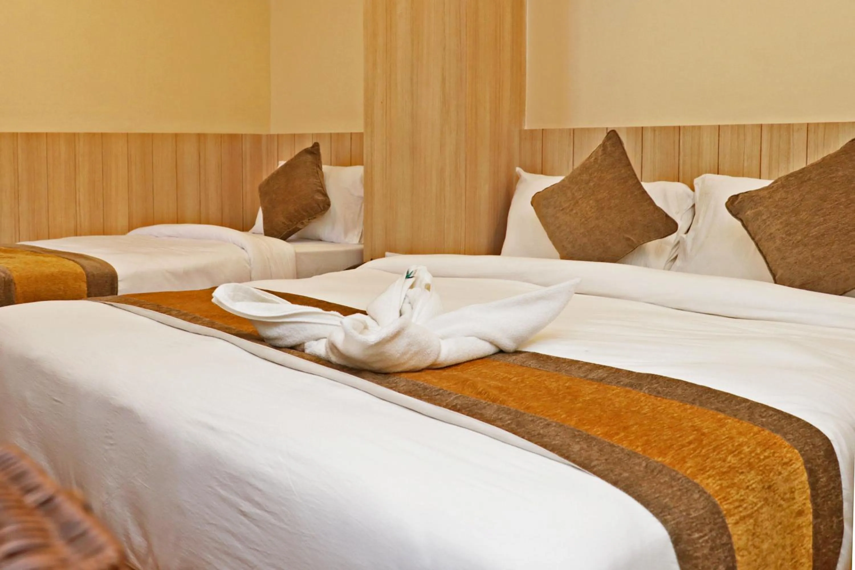 Bed in Hotel Airport Gurkha