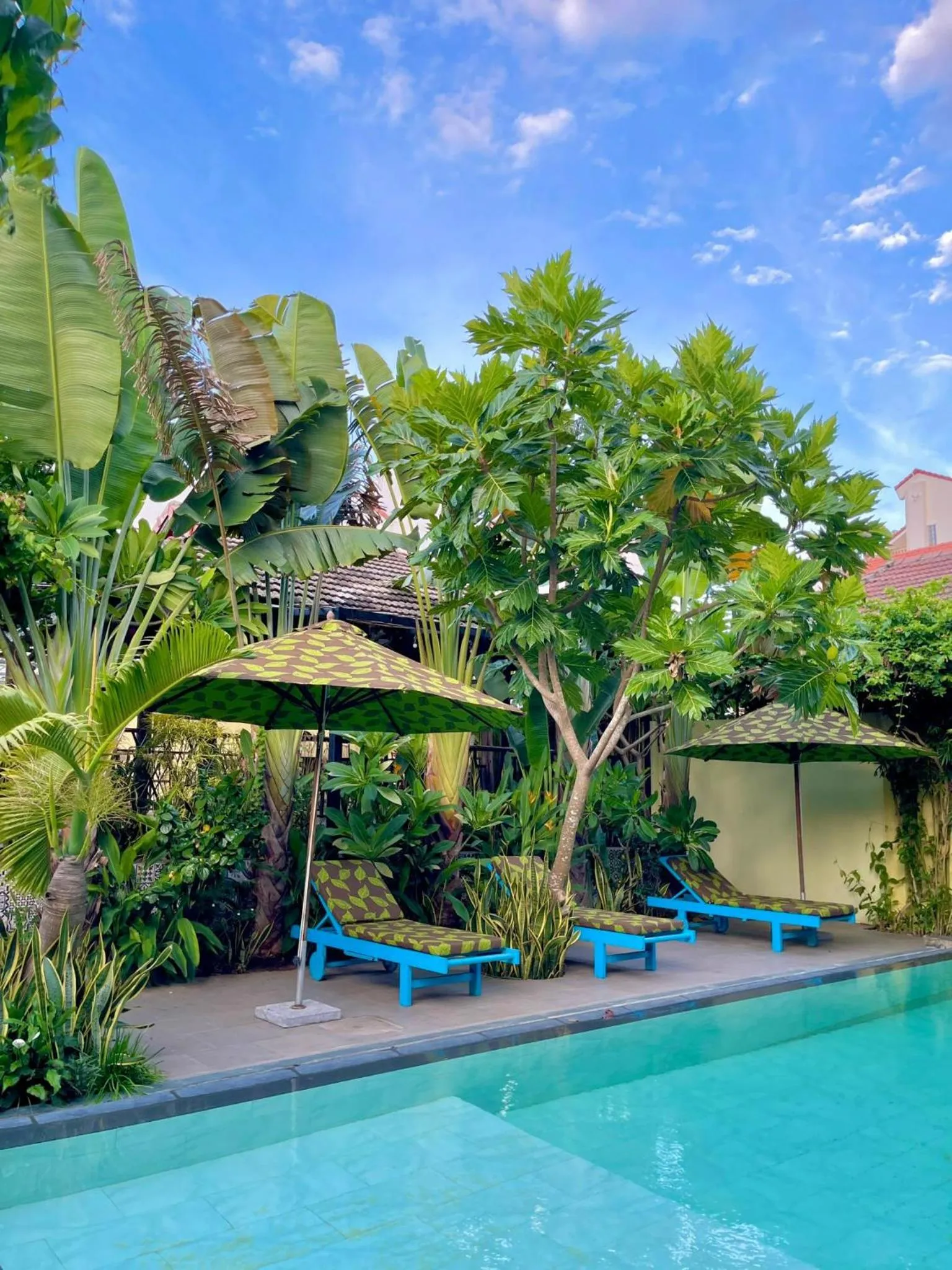 Garden view in La Casa Tra Que